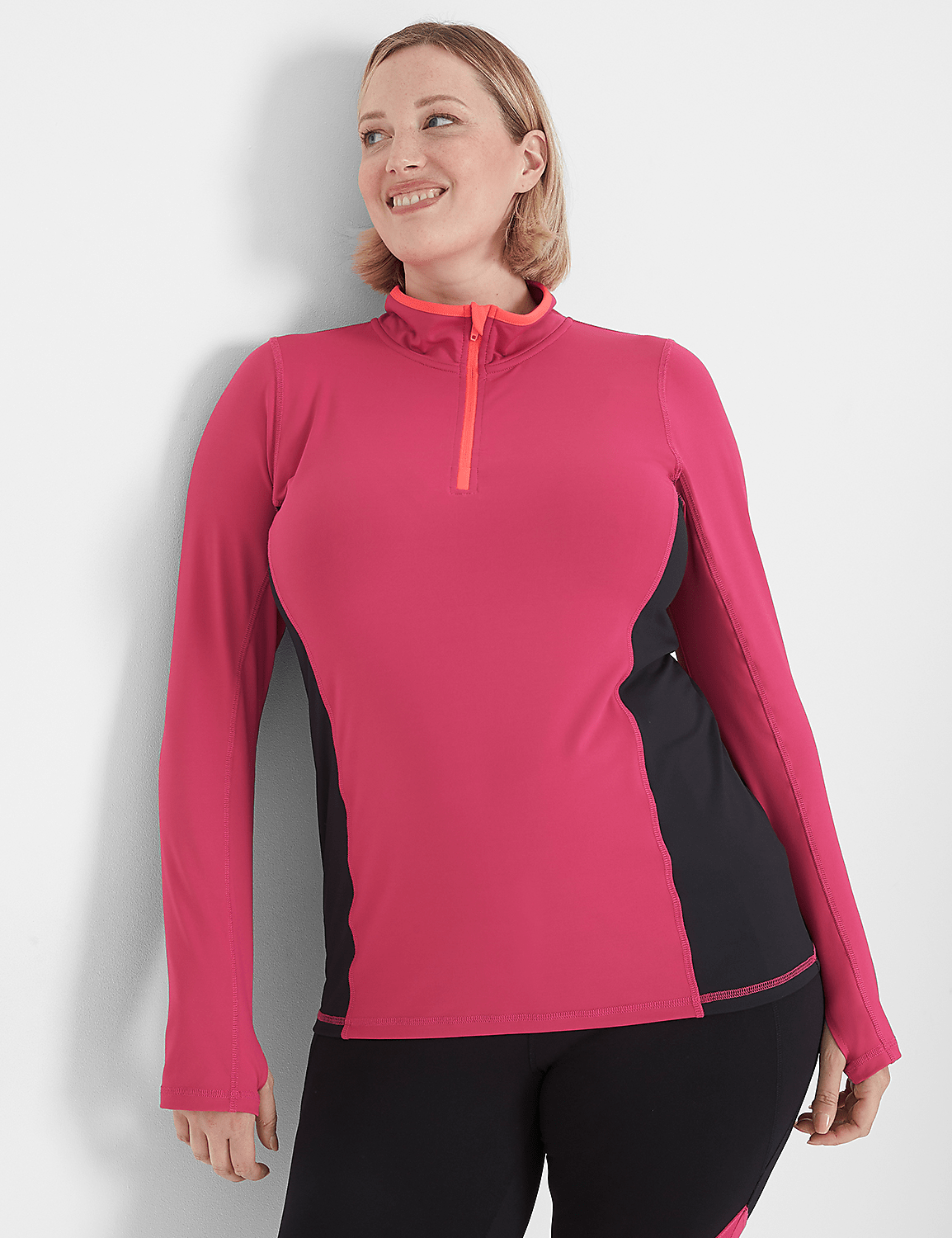 LIVI Zip-Neck Wicking Pullover Product Image 1