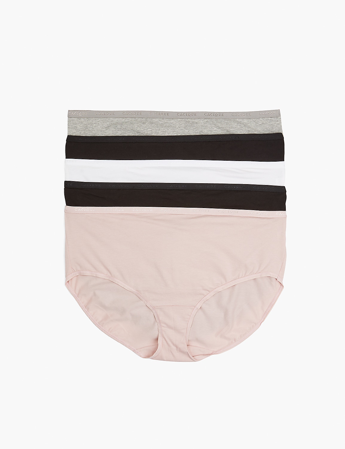 Cotton High-Leg Brief Panty - 5-Pack Product Image 1