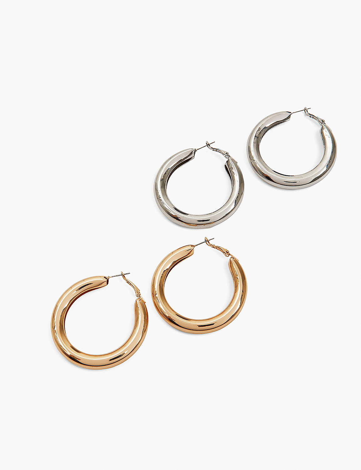 Bold Hoop Earrings 2-Pack Product Image 1