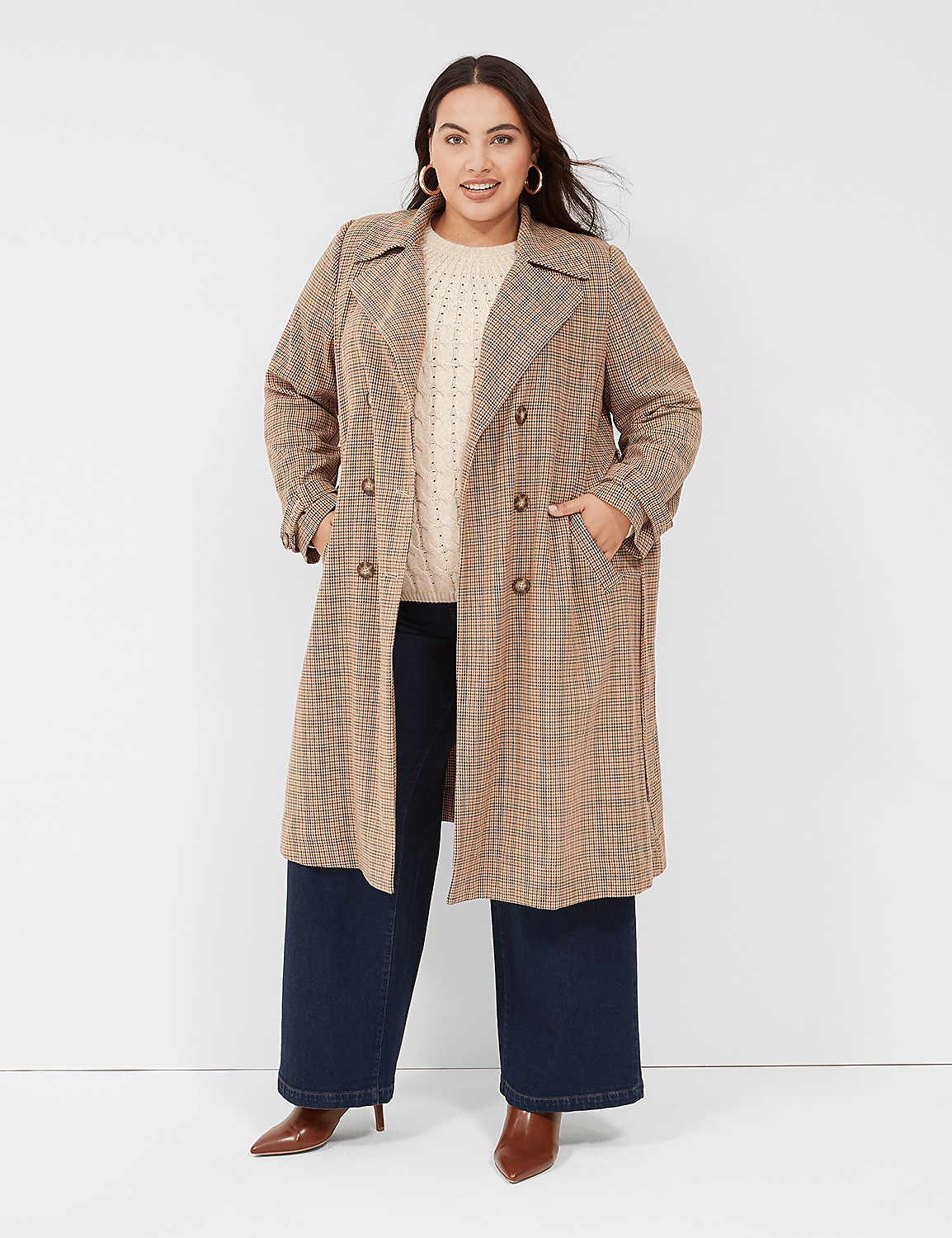 Print Trench Coat Product Image 1