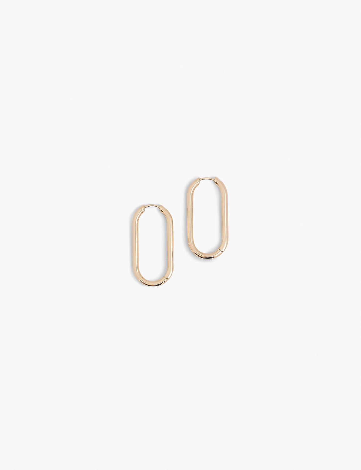 Demi-Fine J-Hoop Earrings Product Image 1