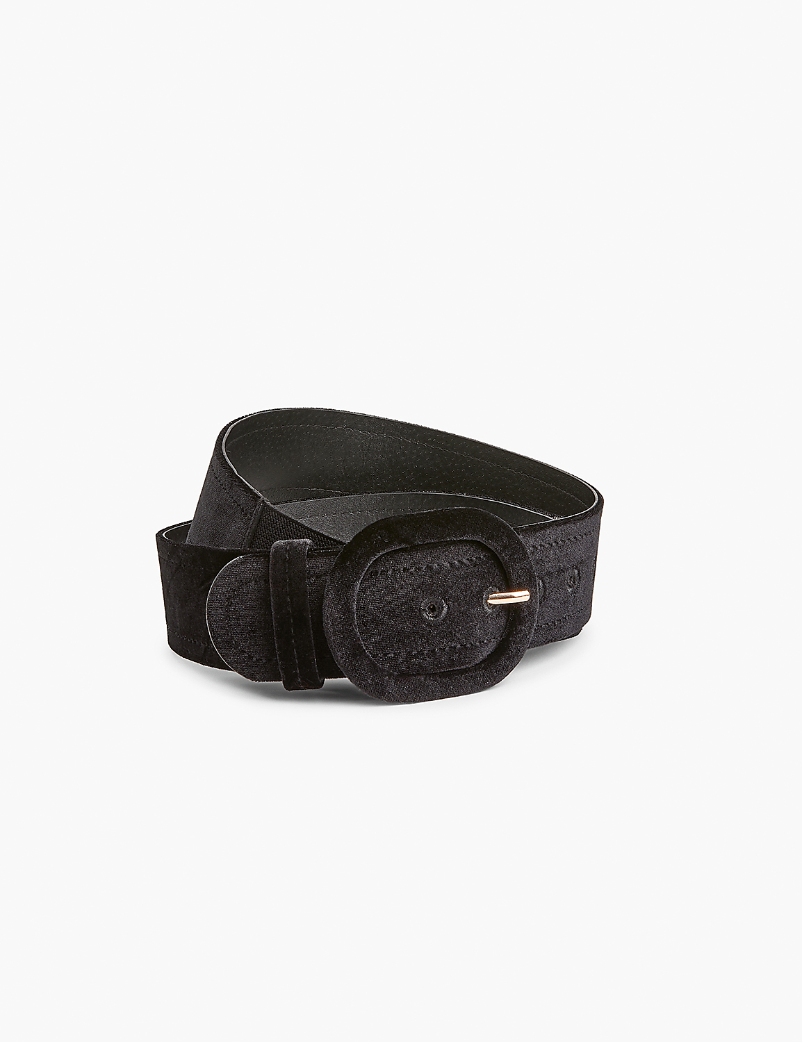 Velvet Belt With Covered Buckle Product Image 1