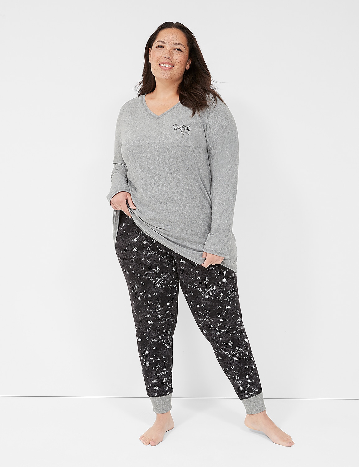 Comfy Cotton Tee & Legging PJ Set Product Image 1