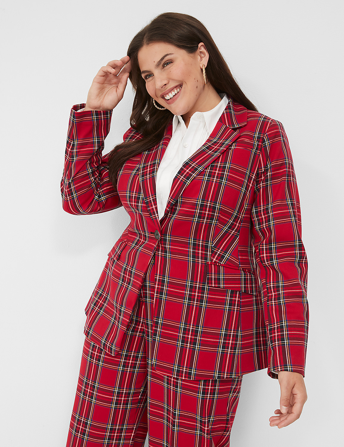 Perfect Drape One-Button Blazer Product Image 1