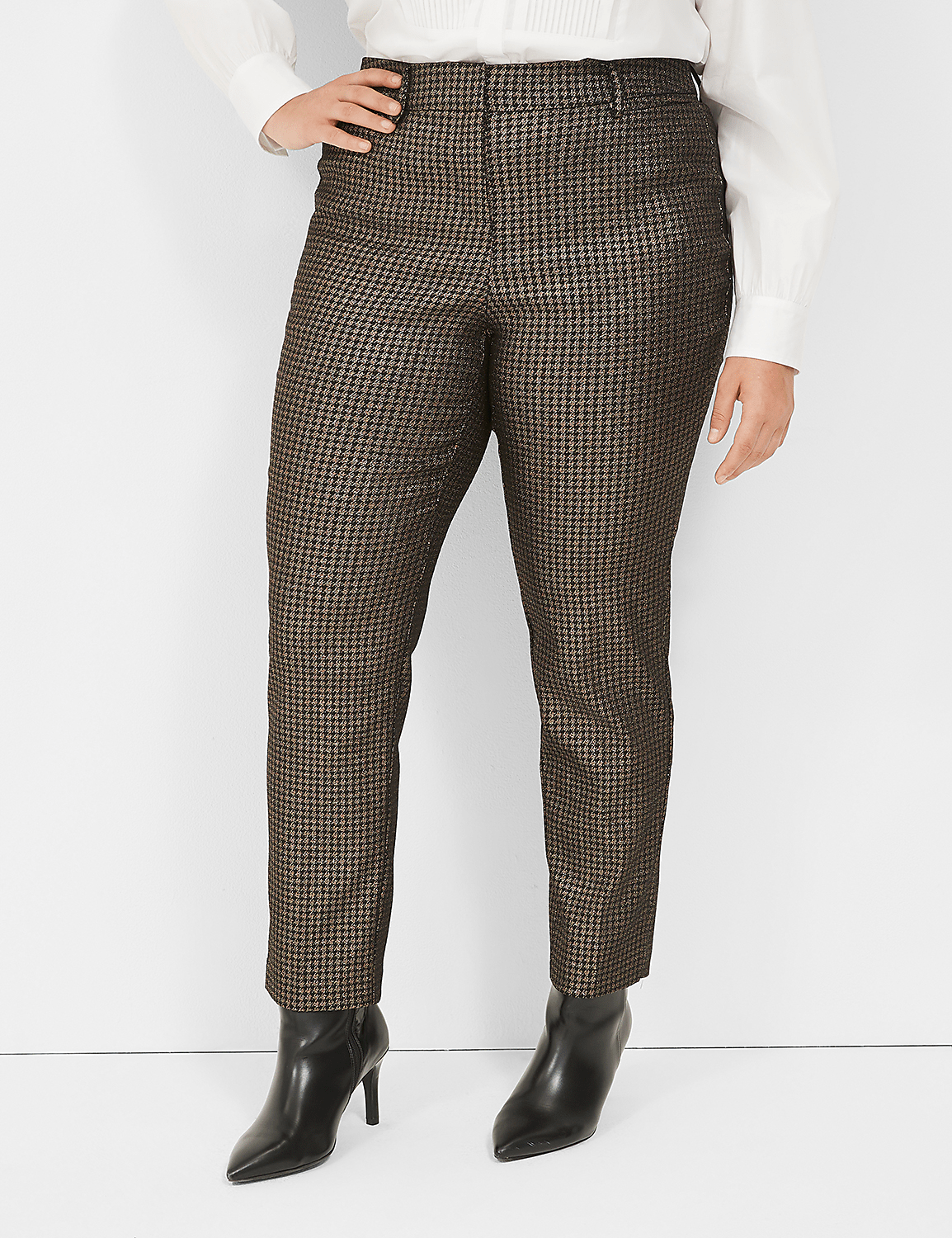 Lurex Slim Ankle 4-Season Pant Product Image 1