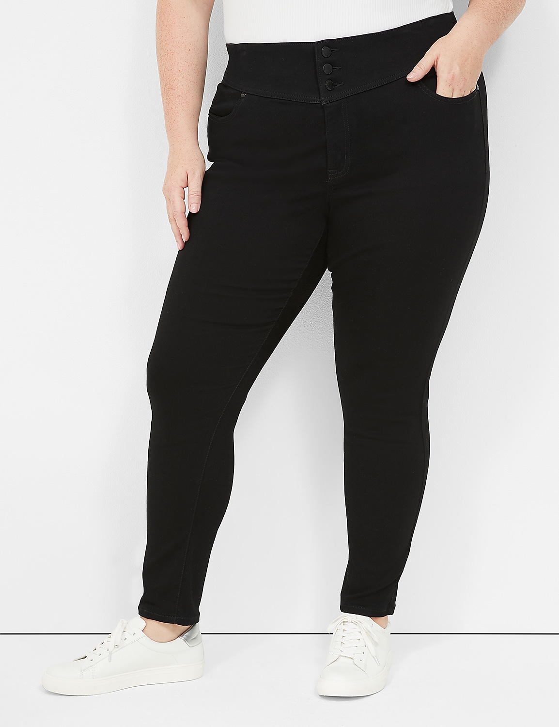 Knockout High-Rise Sateen Jegging Product Image 1