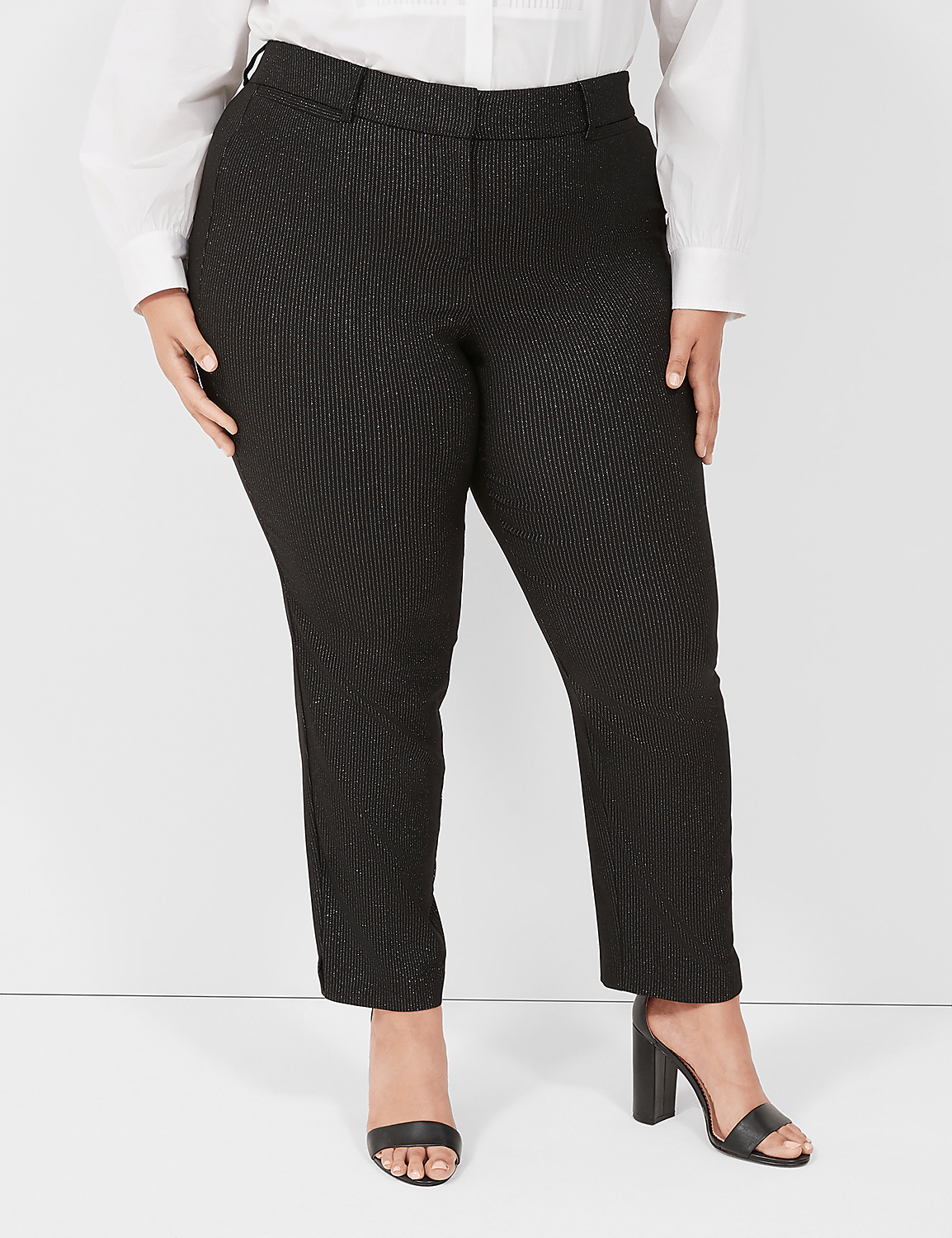 Lurex Slim Ankle 4-Season Pant Product Image 1