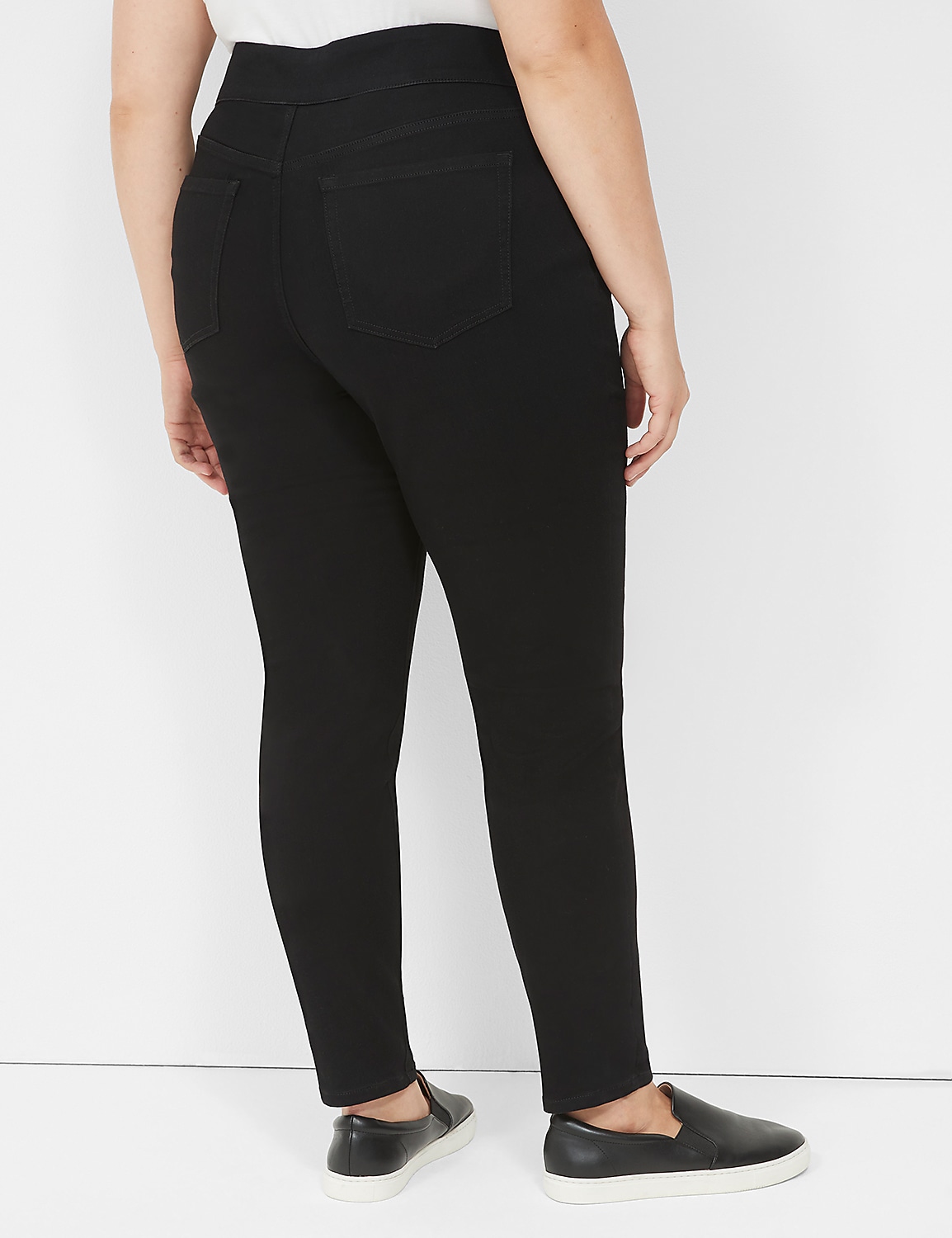 Pull-On High-Rise Sateen Jegging Product Image 2