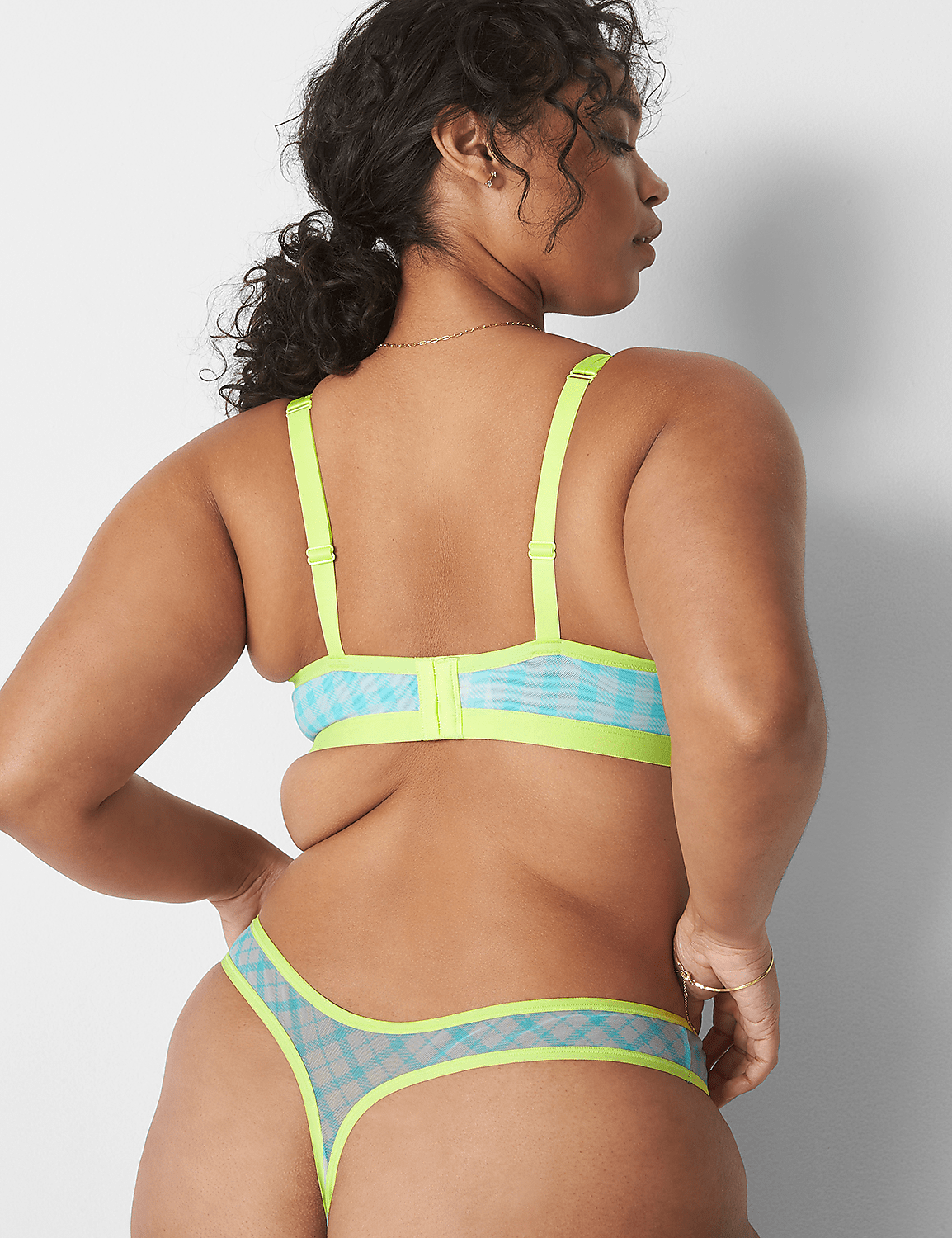 Mesh Strappy Thong Product Image 2