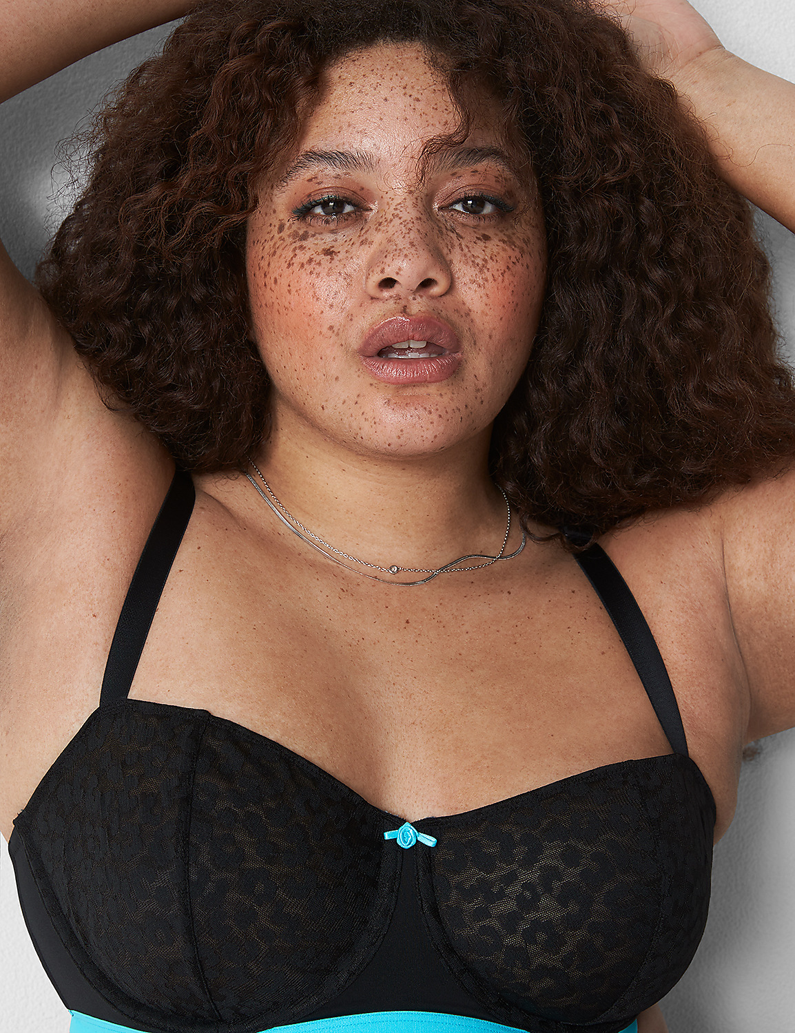 Animal Lace Unlined Straight Balconette Bra Product Image 4