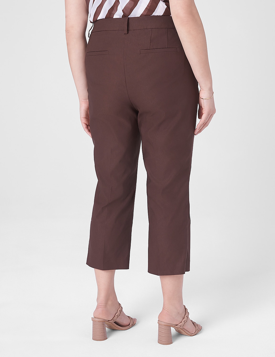 The 4-Season Slim Capri-Solid 11322 | LaneBryant