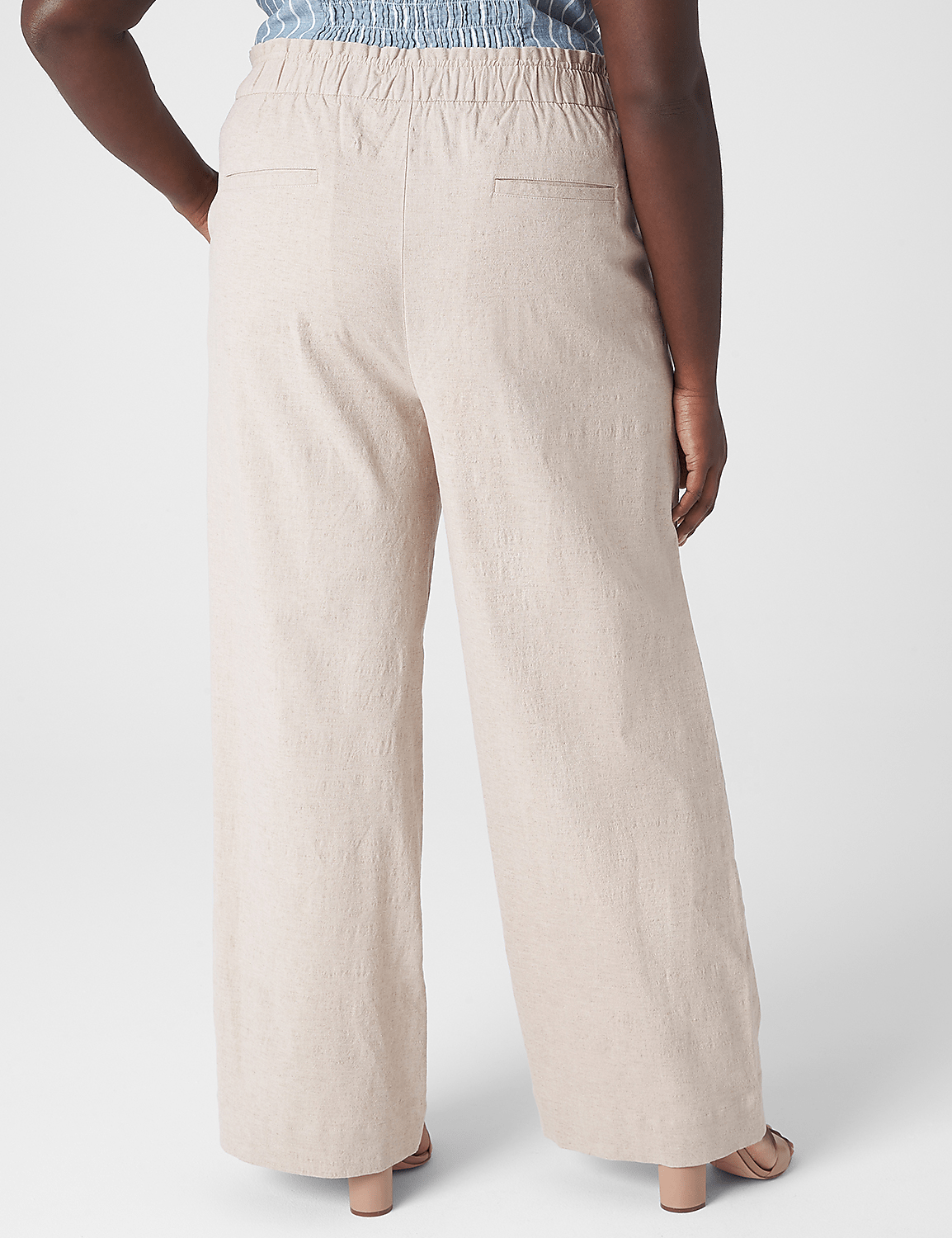 Linen Wide Leg Pant Product Image 2