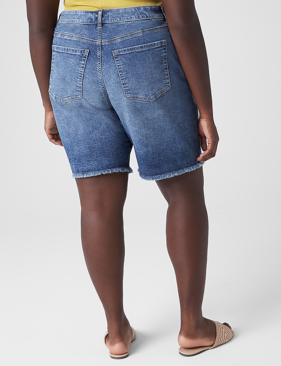 Signature Fit Boyfriend Bermuda Jean Short Product Image 2