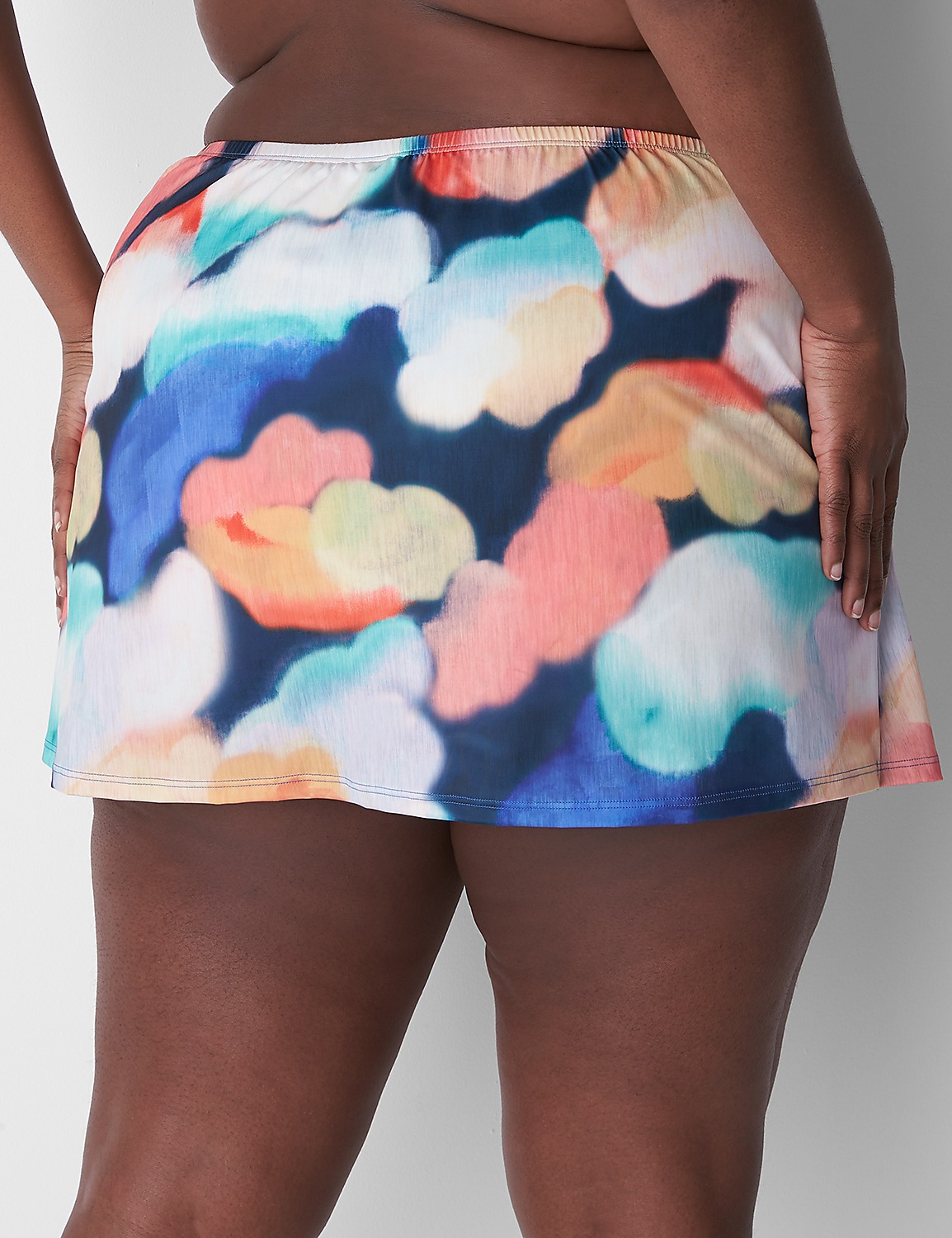 Faux-Wrap Swim Skirt Product Image 2
