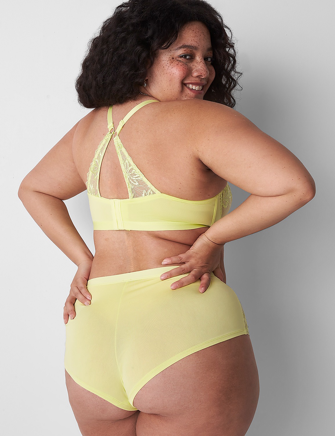 Embroidered Unlined Straight Balconette Bra Product Image 5