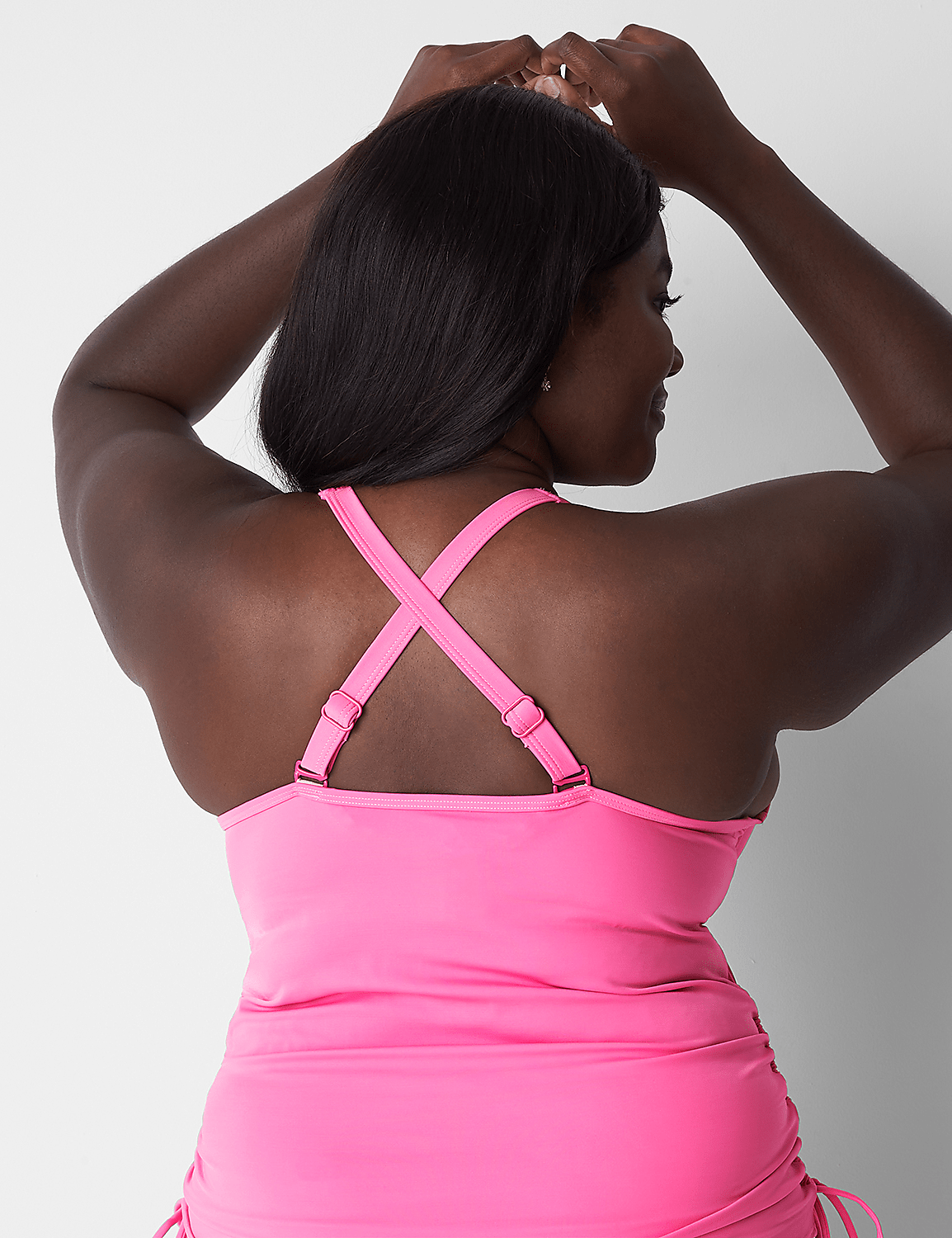 Fitted Underwire Tankini Swim Top Product Image 5