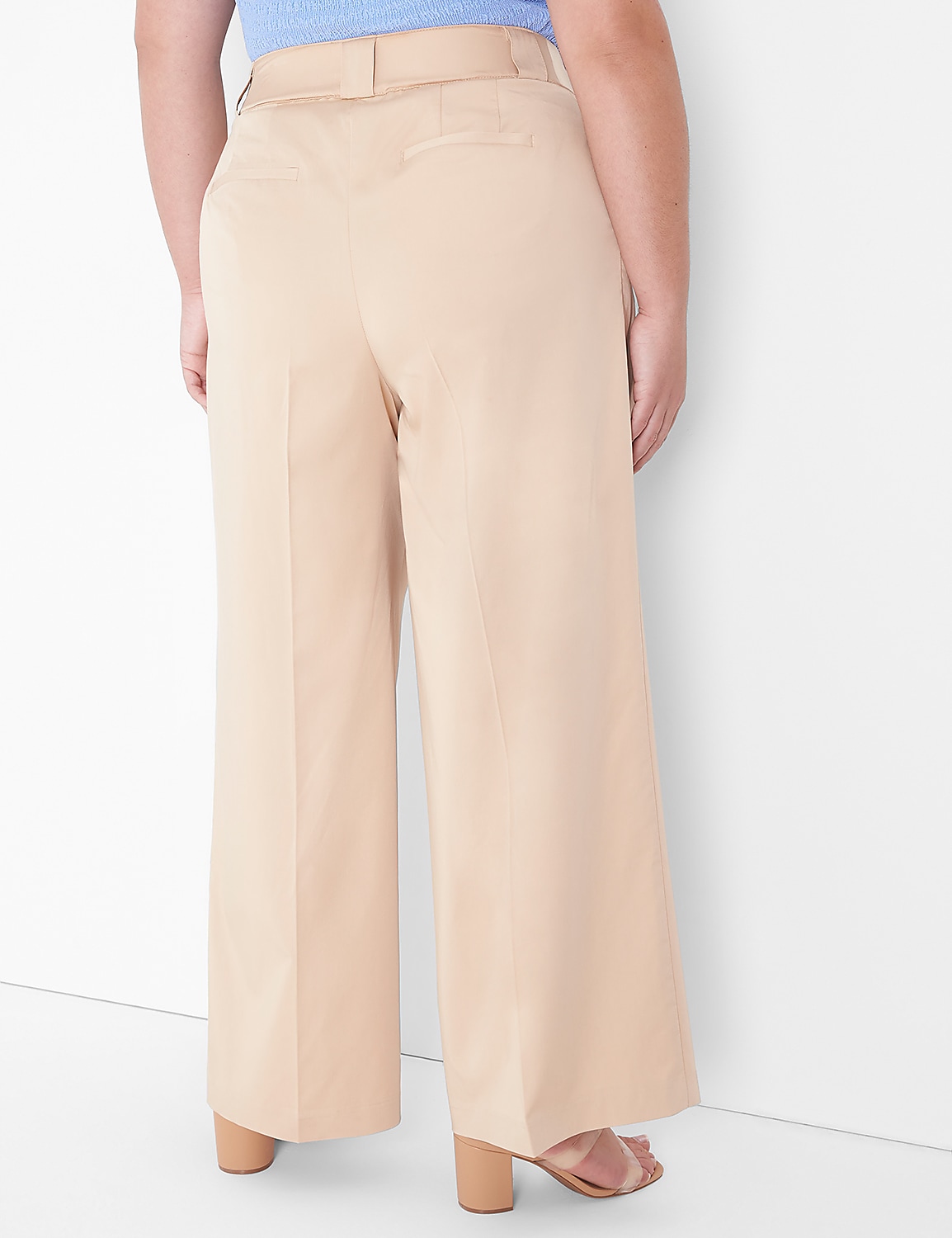 Silky Chino Tailored Wide Leg Pant Product Image 2