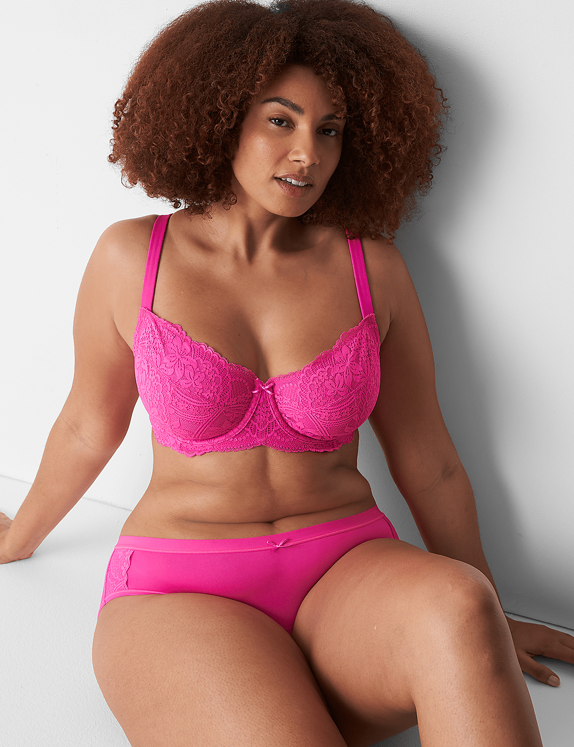 Curve Icon™ Lace Unlined Balconette Bra - thumbnail 4
