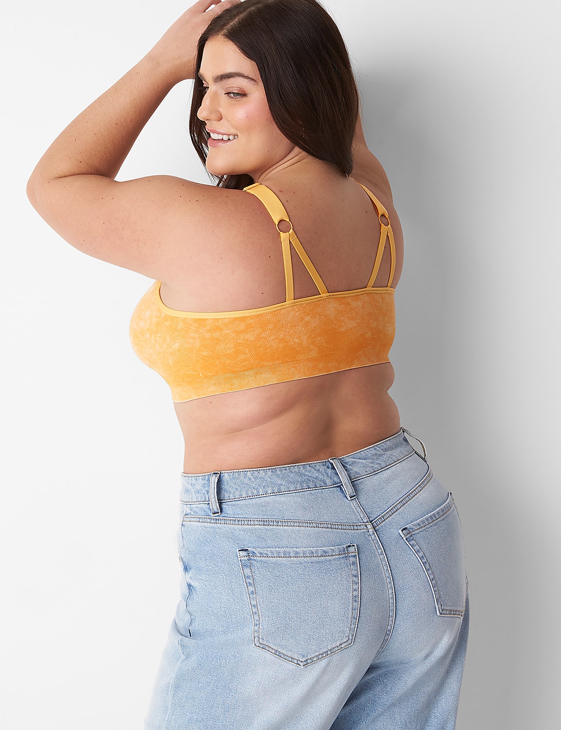 Acid Wash Seamless Bralette Product Image 2
