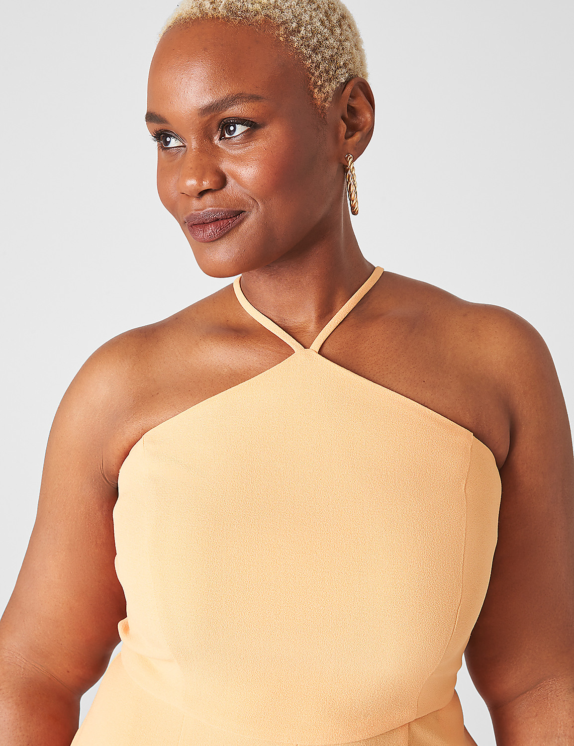 Sleeveless Halter-Neck Jumpsuit Product Image 3