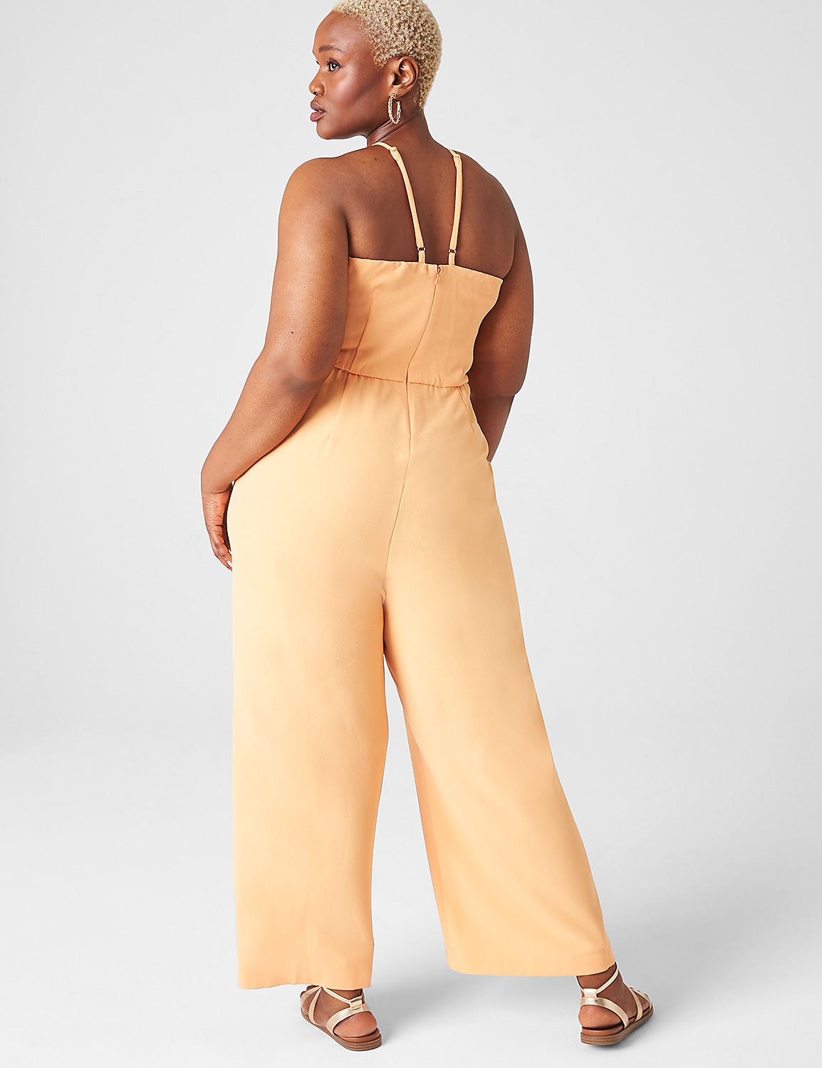 Sleeveless Halter-Neck Jumpsuit Product Image 2