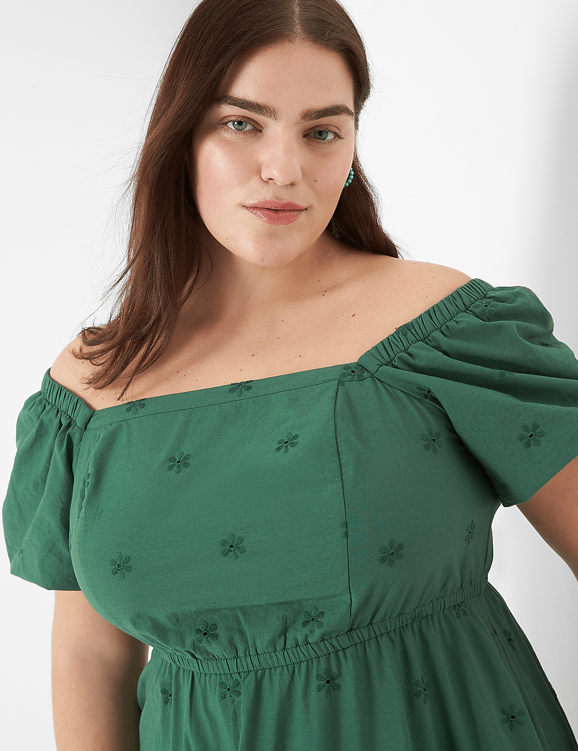 Convertible Off-The-Shoulder Tiered Midi Dress Product Image 3
