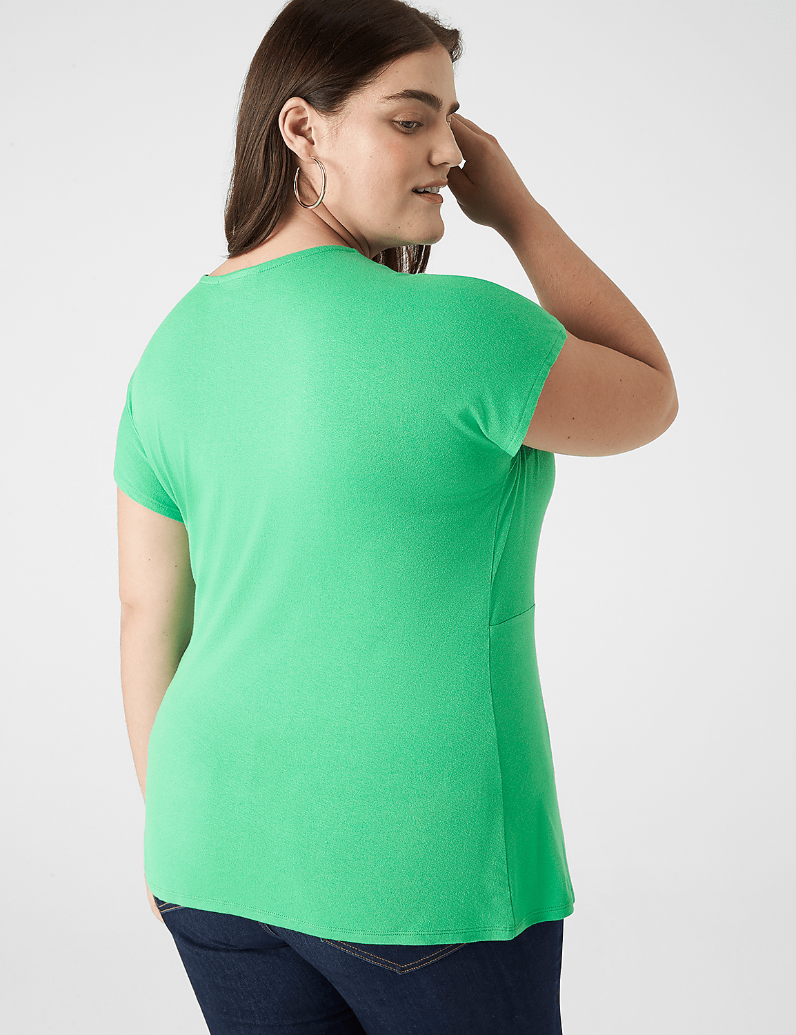 V-Neck Side-Twist Top Product Image 2