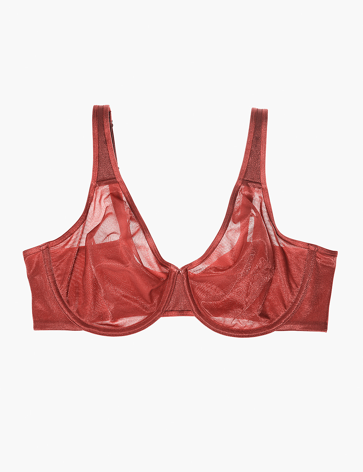 Summer Sheer Unlined Full Coverage Bra Product Image 2