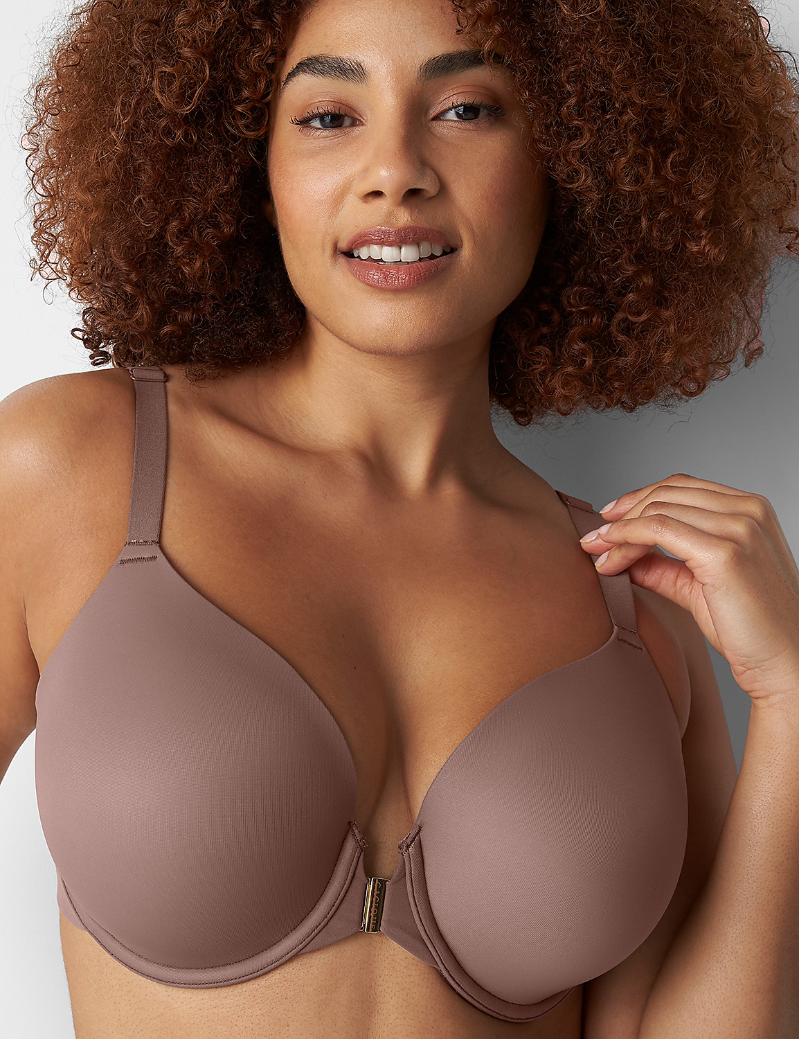 Totally Smooth Full Coverage Front-Close Bra Product Image 5
