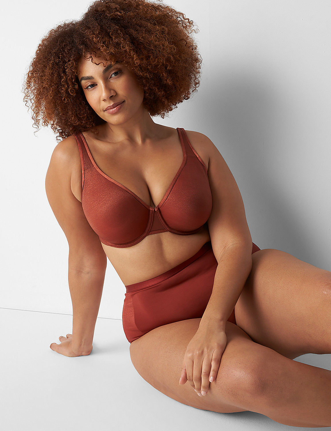 Summer Sheer Unlined Full Coverage Bra Product Image 3
