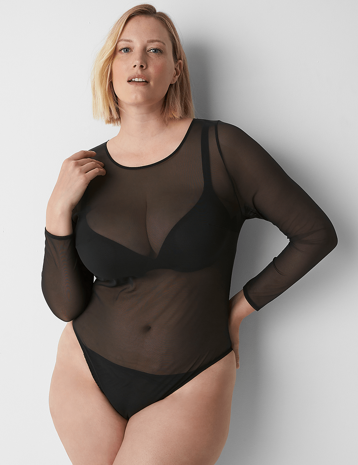 Sheer Mesh Bodysuit Product Image 3