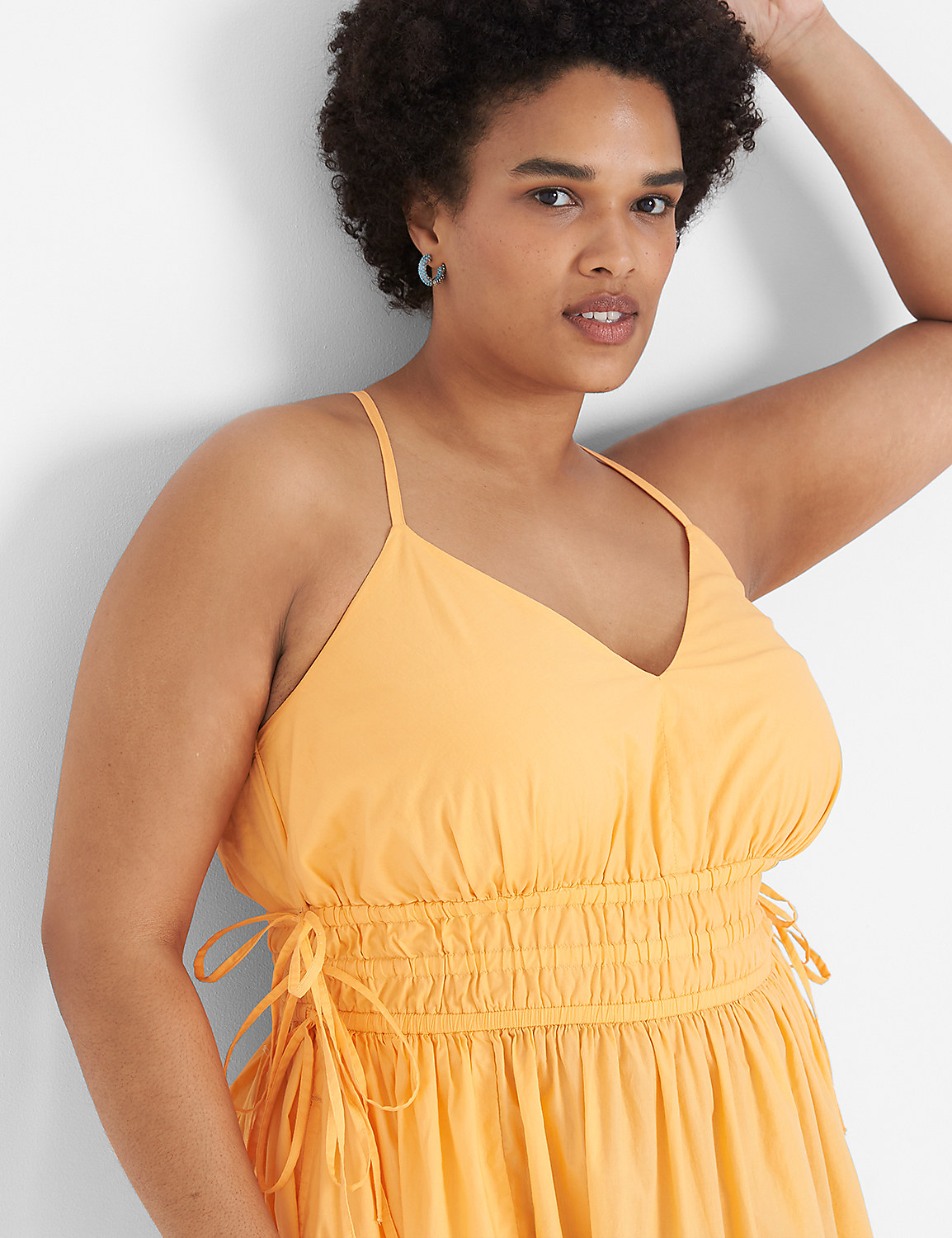 lane bryant orange dress Stunning Lane Bryant size 22/24 orange one-shoulder