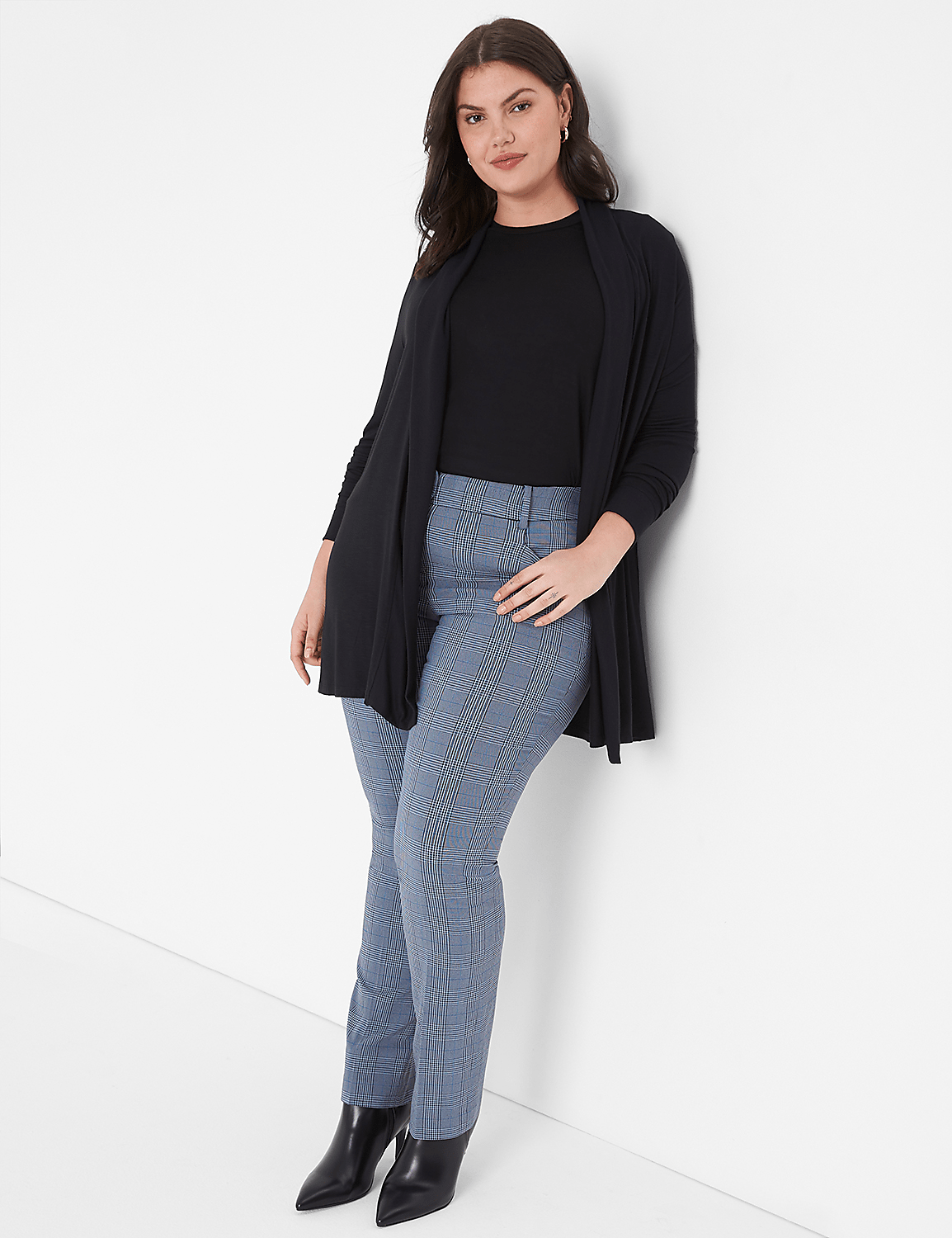 Classic Long Sleeve Double Face Rib | LaneBryant