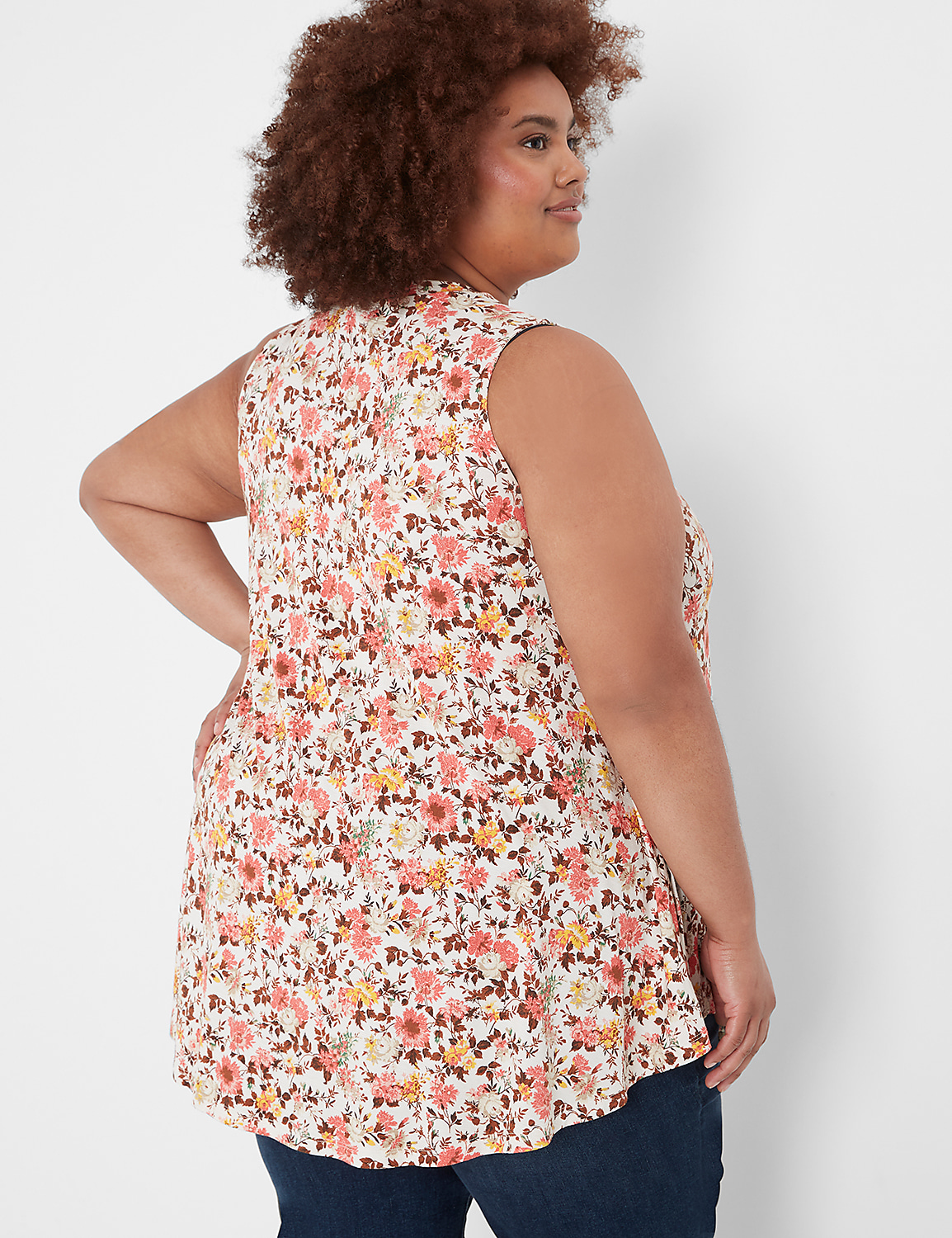 High-Neck Extreme Swing Tunic Tank Product Image 2