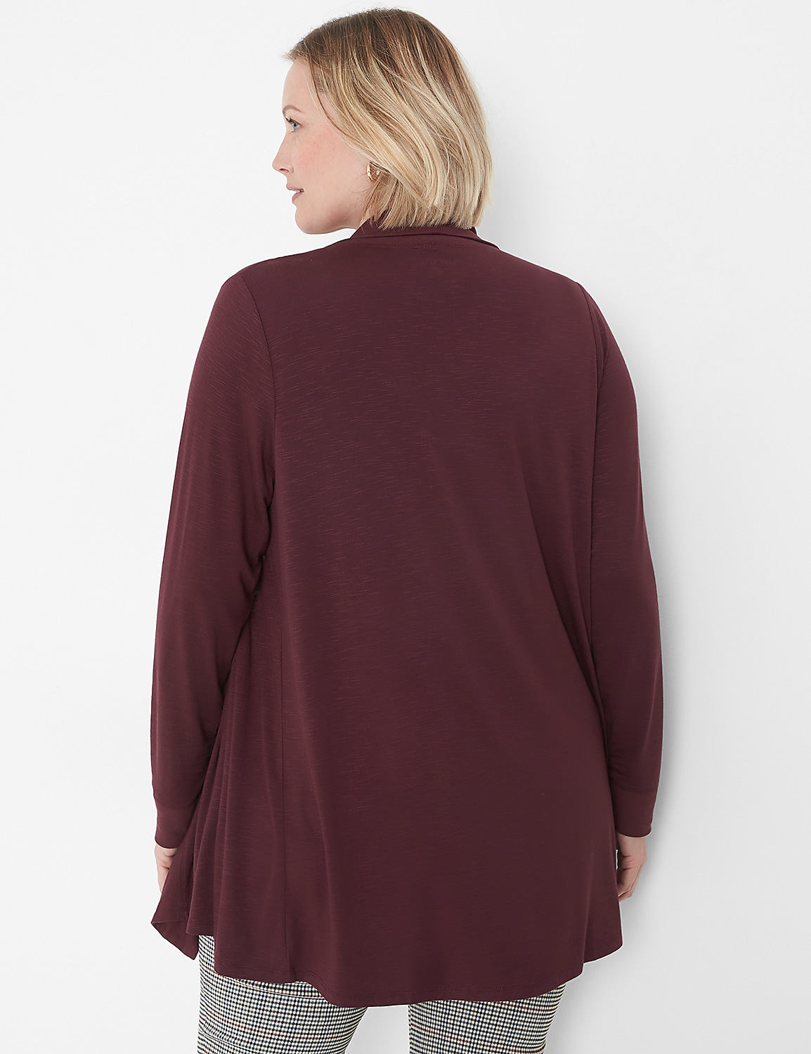 Classic Long Sleeve Double Face Rib | LaneBryant