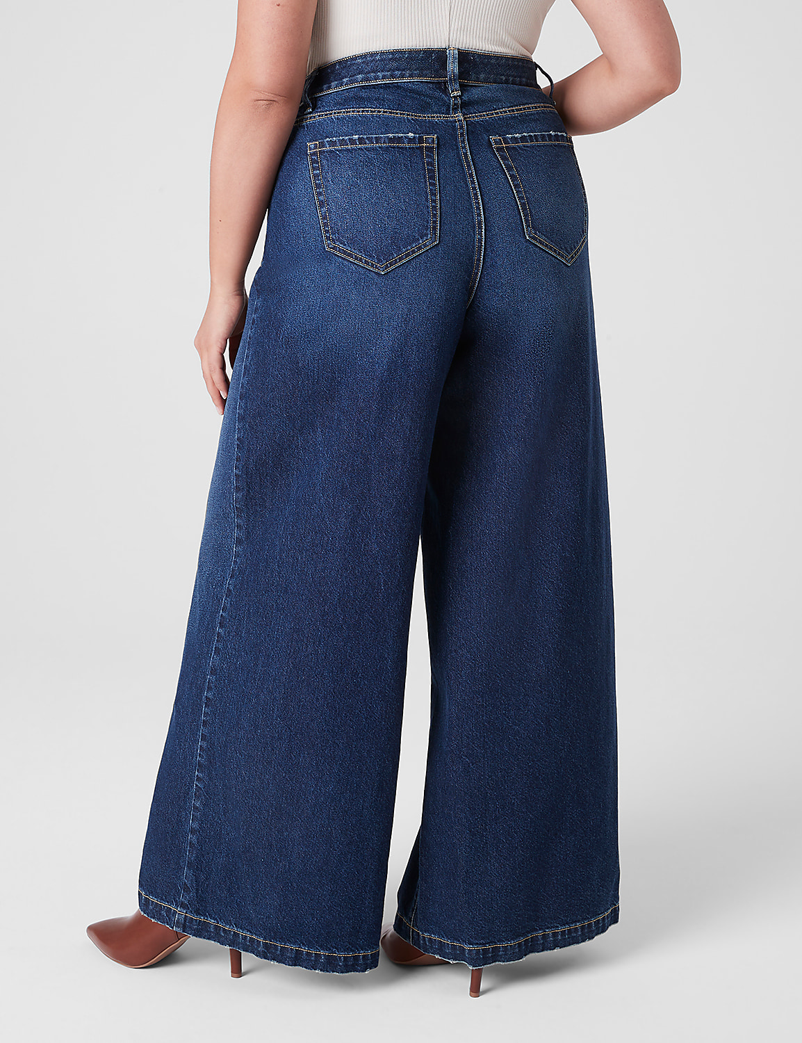 Signature Fit High-Rise Ultra Wide Leg Jean Product Image 2