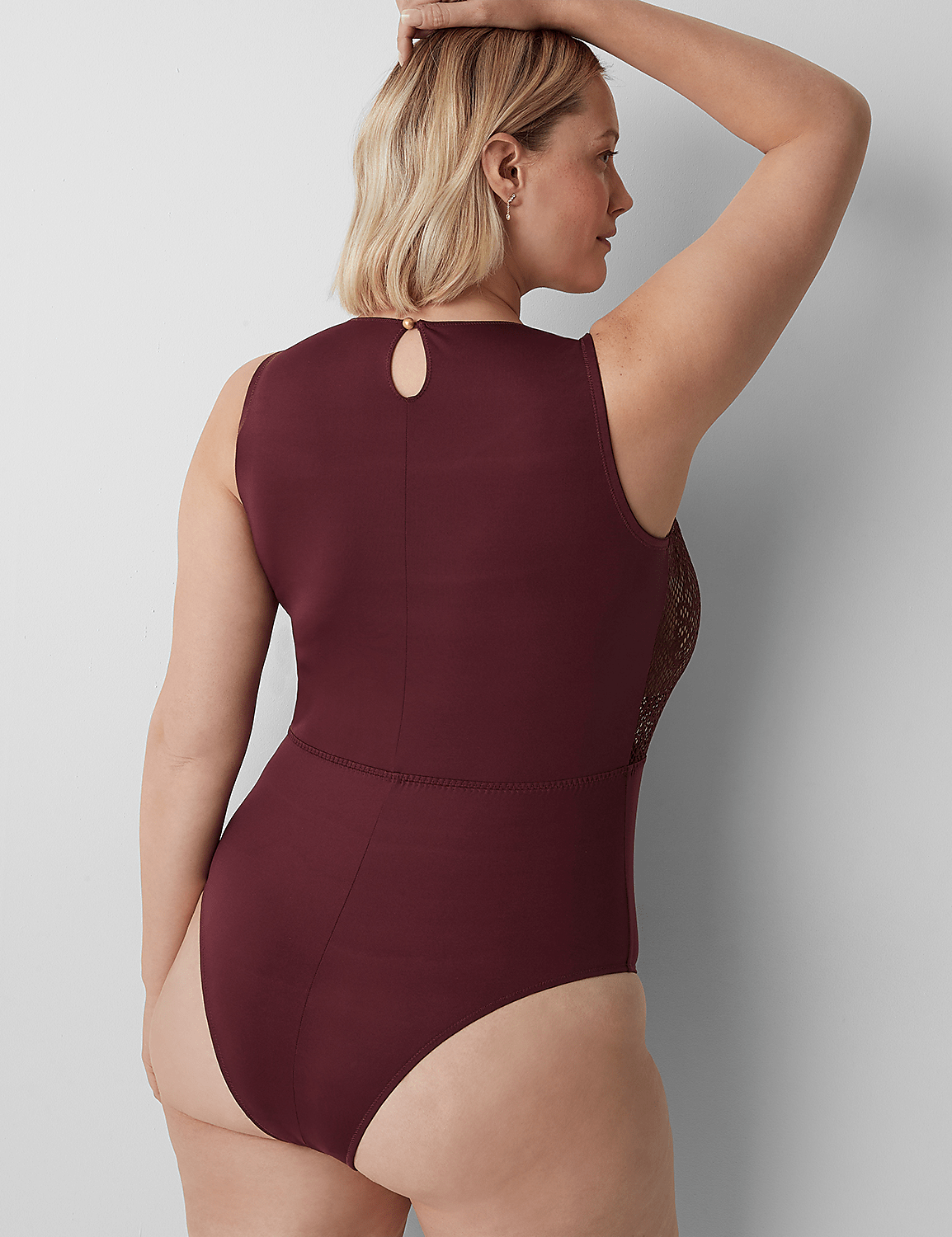 Mesh & Lace Bodysuit Product Image 2