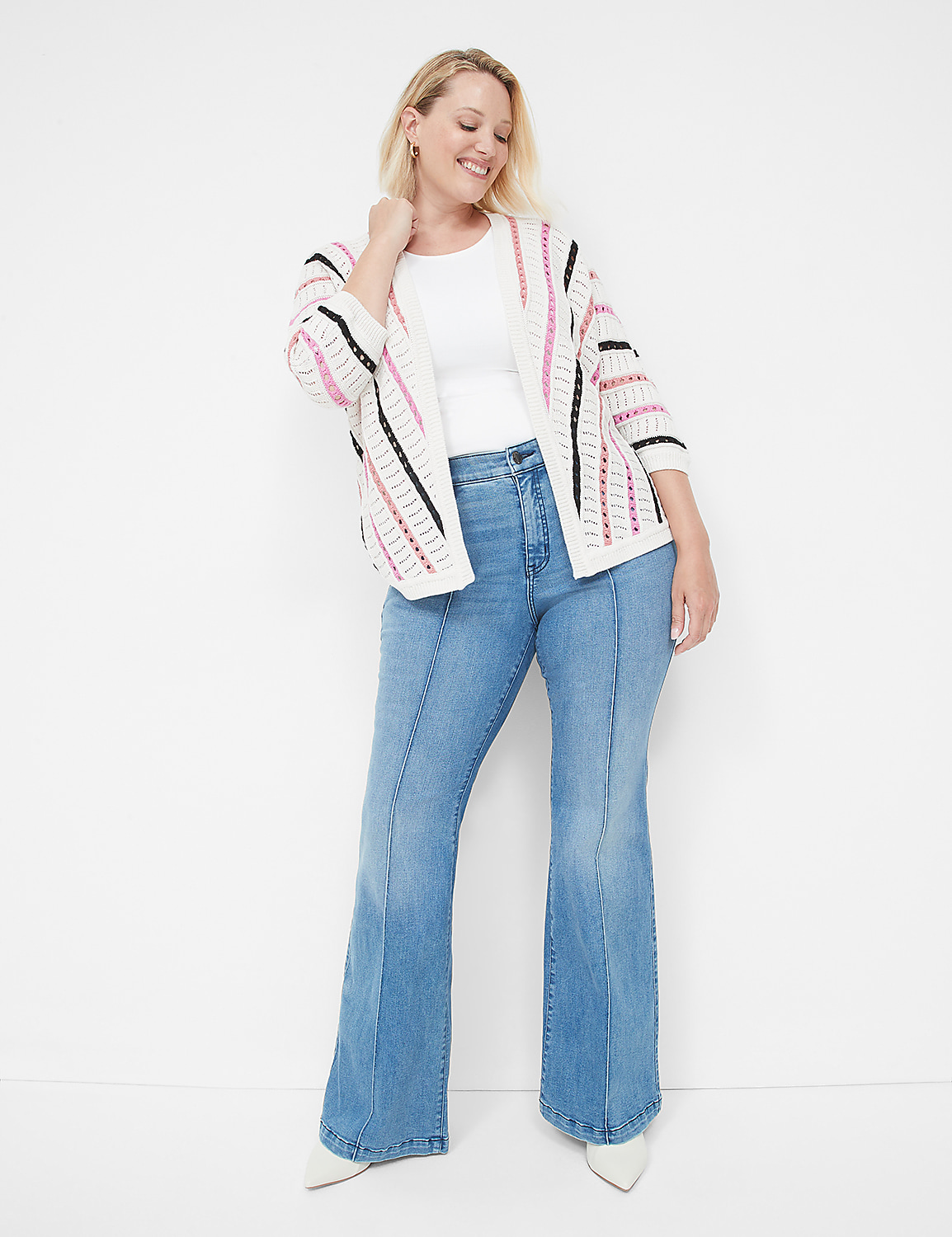 Signature Fit High-Rise Ultra Flare Jean Product Image 3