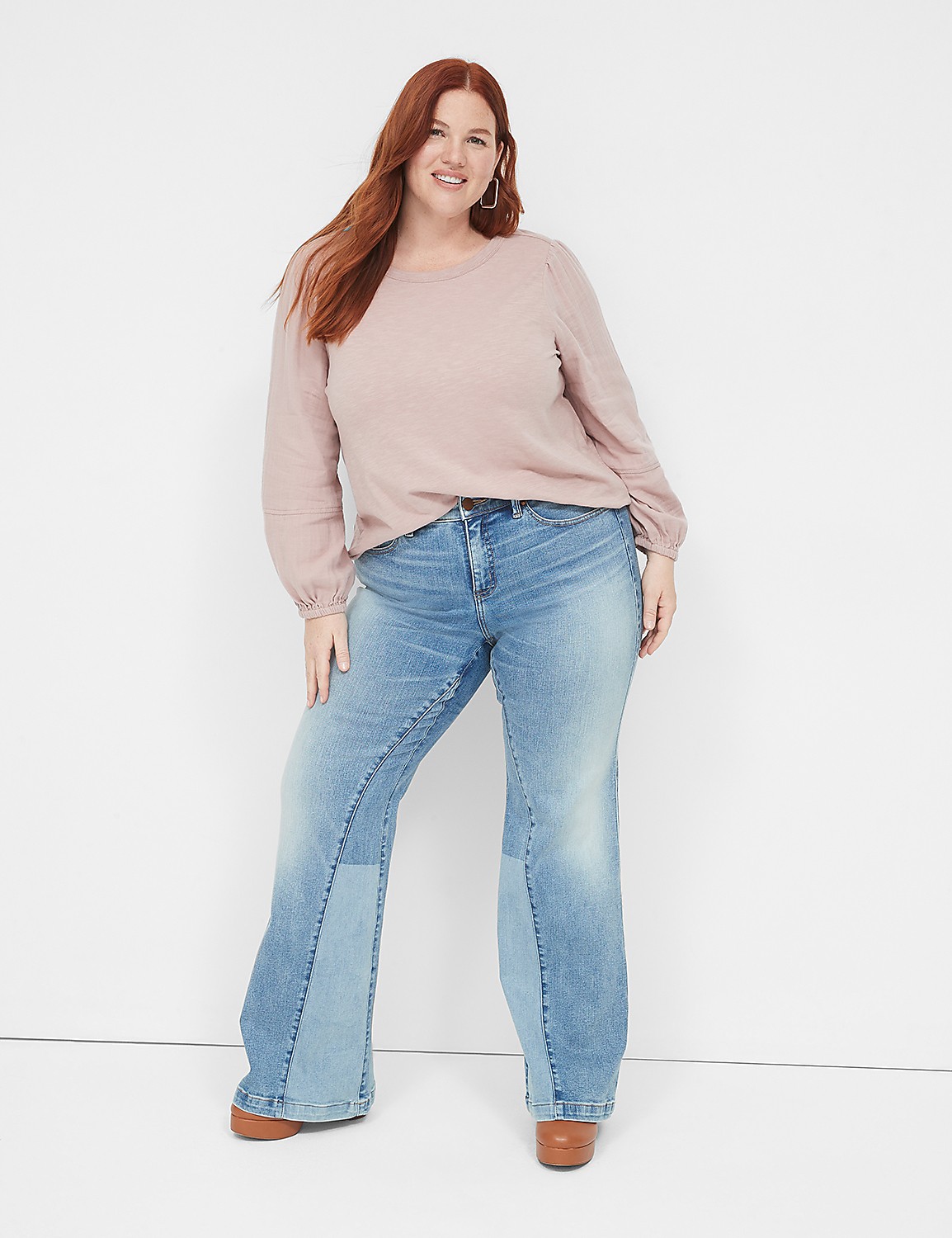 Signature Fit Flare Two-Tone Jean Product Image 3