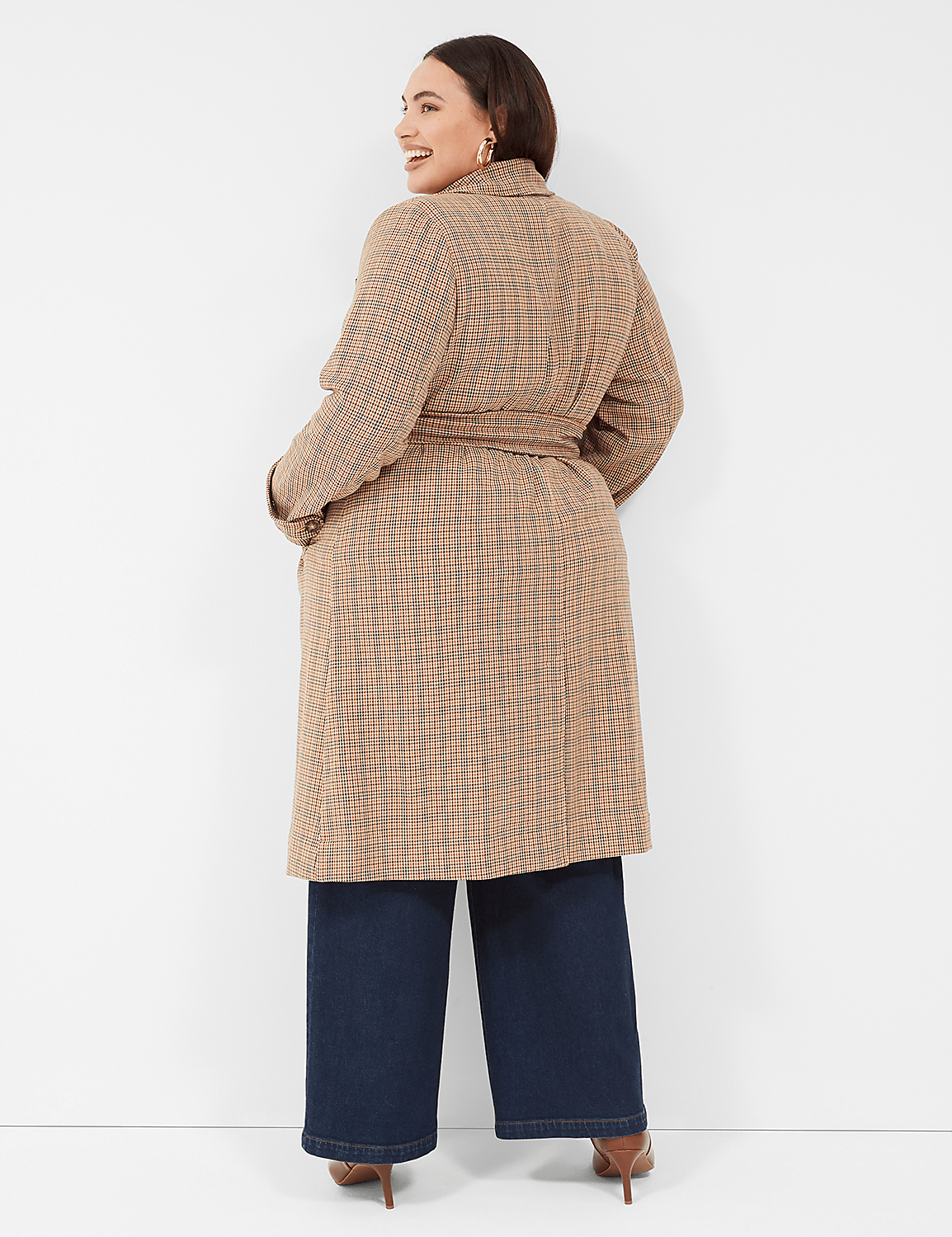 Print Trench Coat Product Image 2