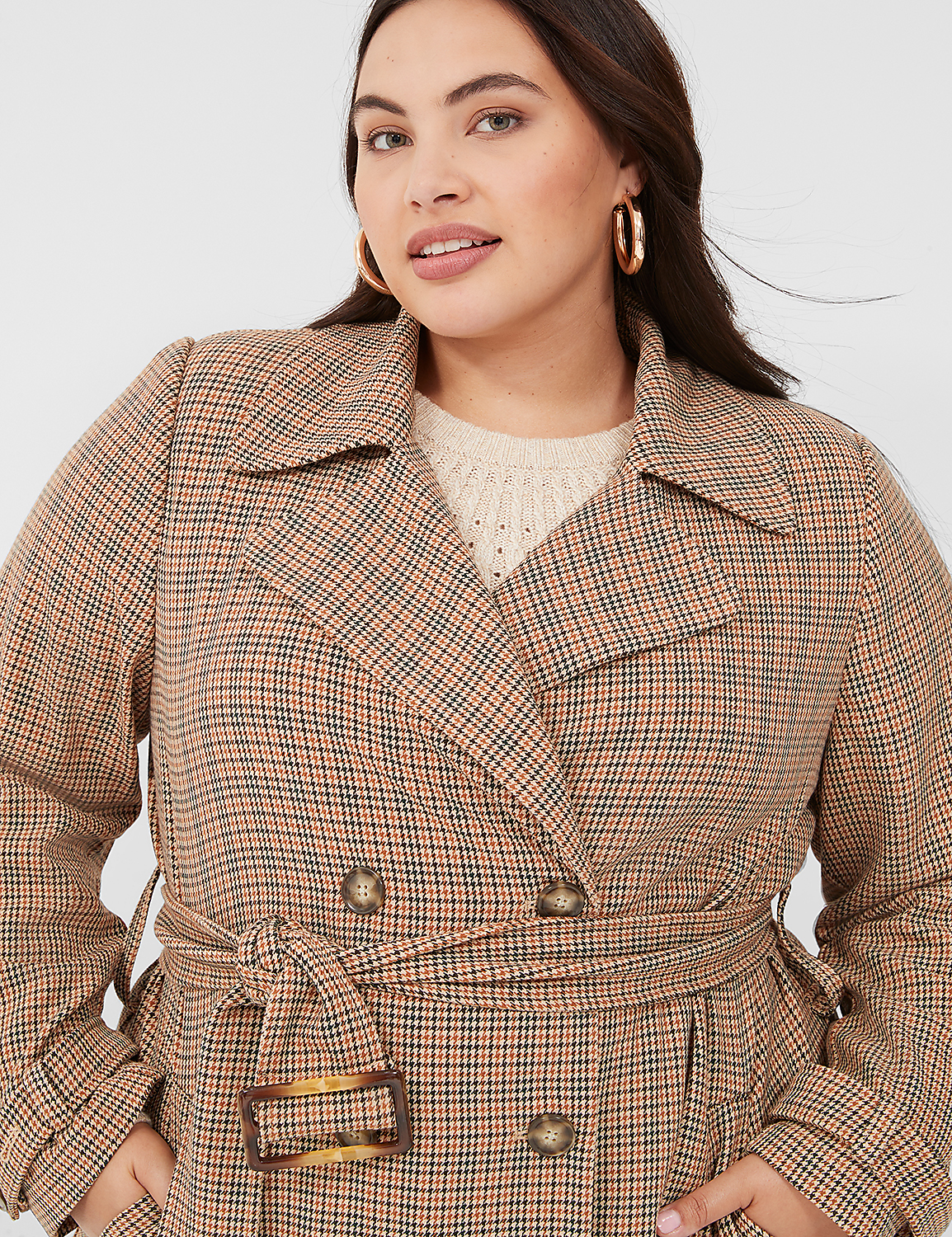 Print Trench Coat Product Image 3