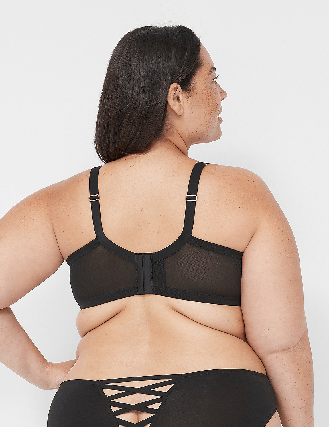 Foil Lace Max Boost Plunge Bra Product Image 2