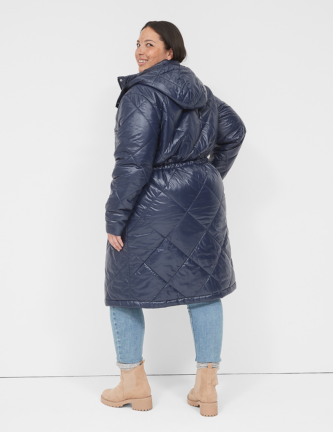 Snap-Front Puffer Jacket Product Image 2