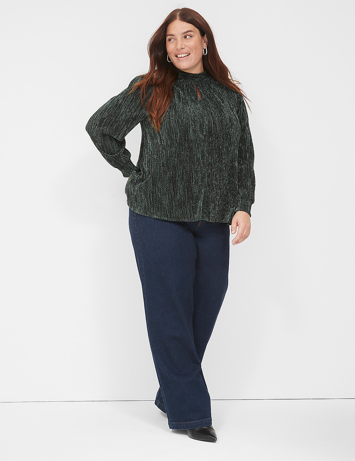 Ultra High-Rise Wide Leg Jean Product Image 3