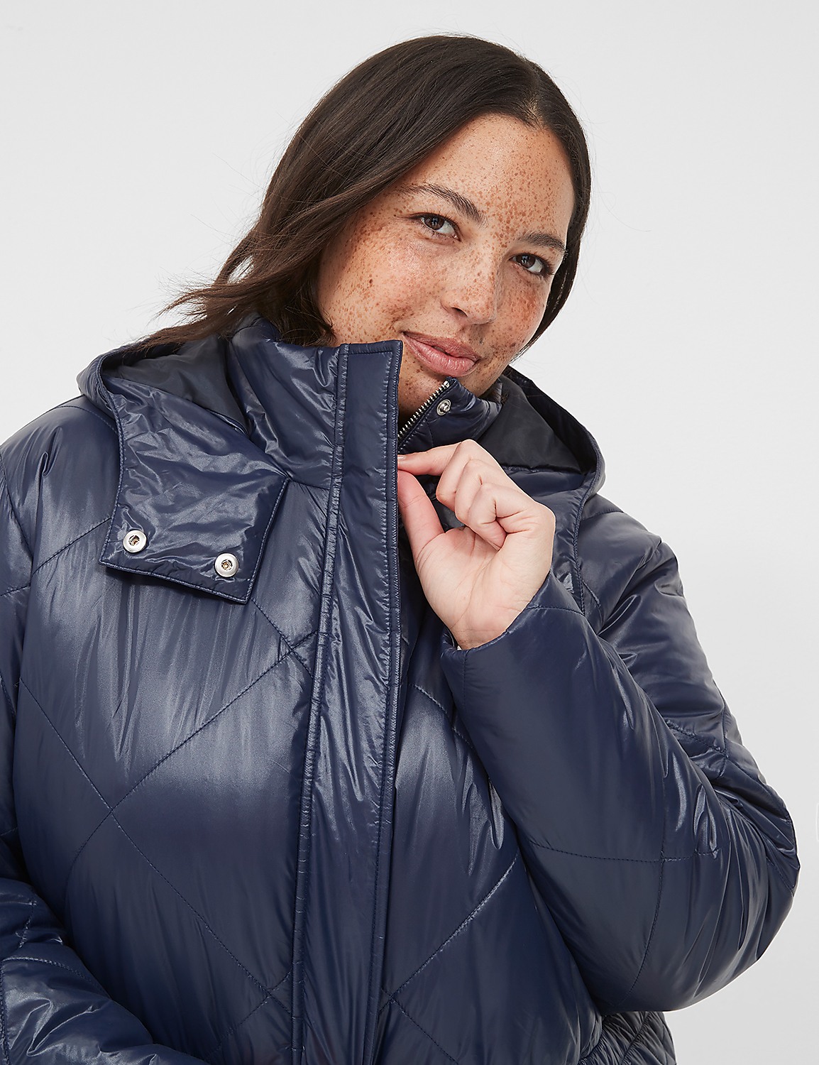 Snap-Front Puffer Jacket Product Image 3
