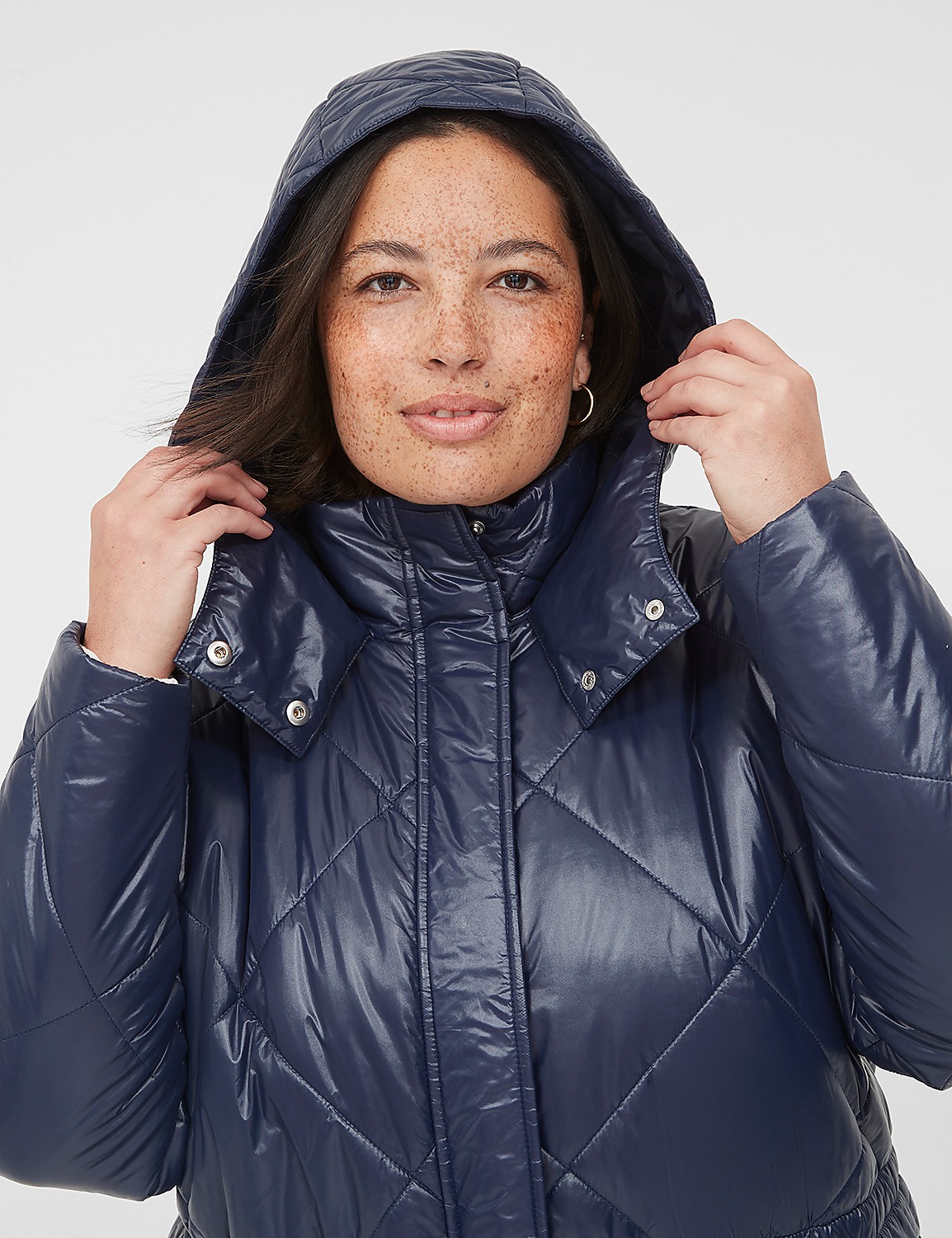 Snap-Front Puffer Jacket Product Image 4