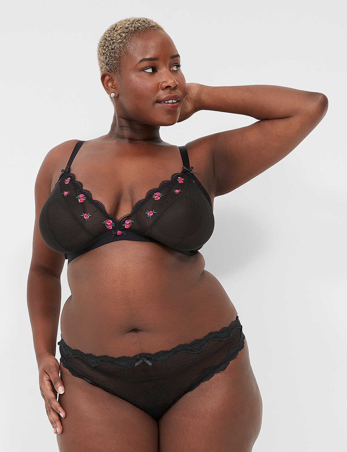 Sheer Mesh Tanga Panty Product Image 1