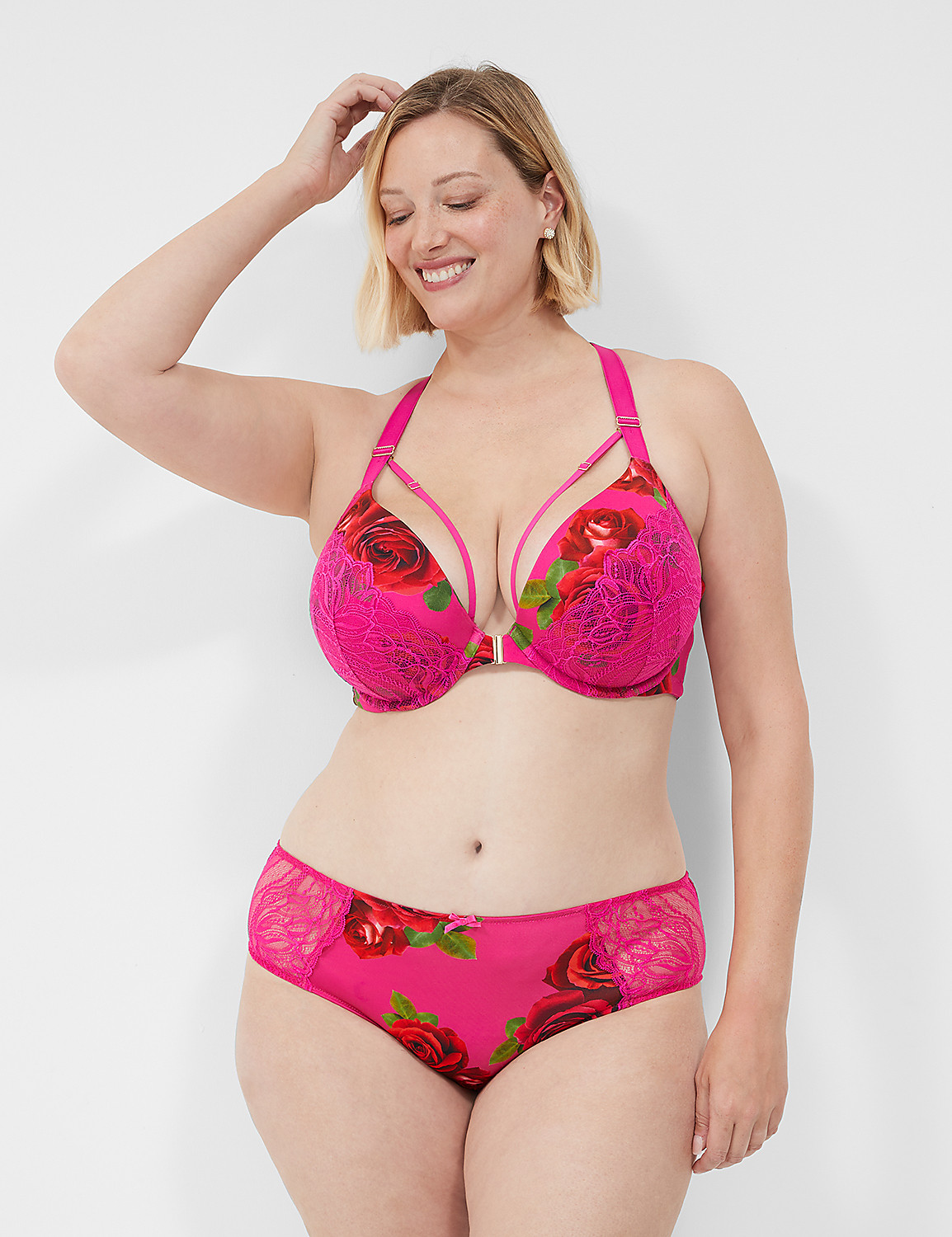 Lace-Back Cheeky Panty Product Image 1