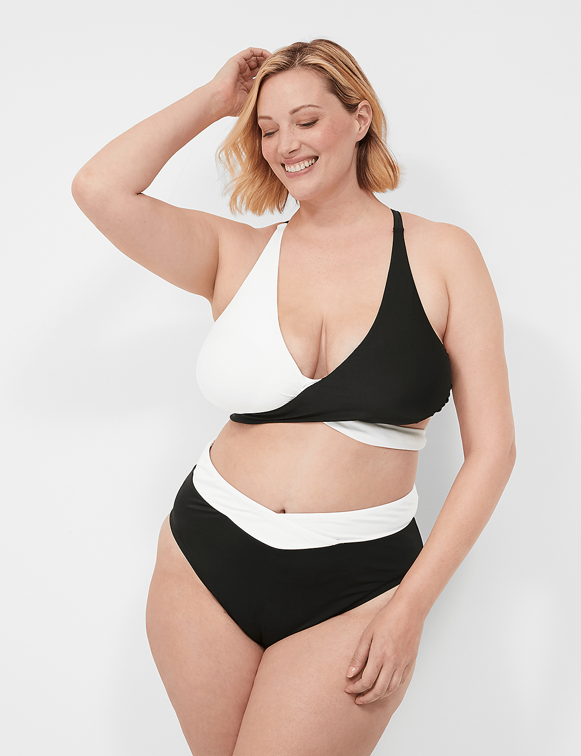 No-Wire Tie-Back Bikini Top Product Image 1