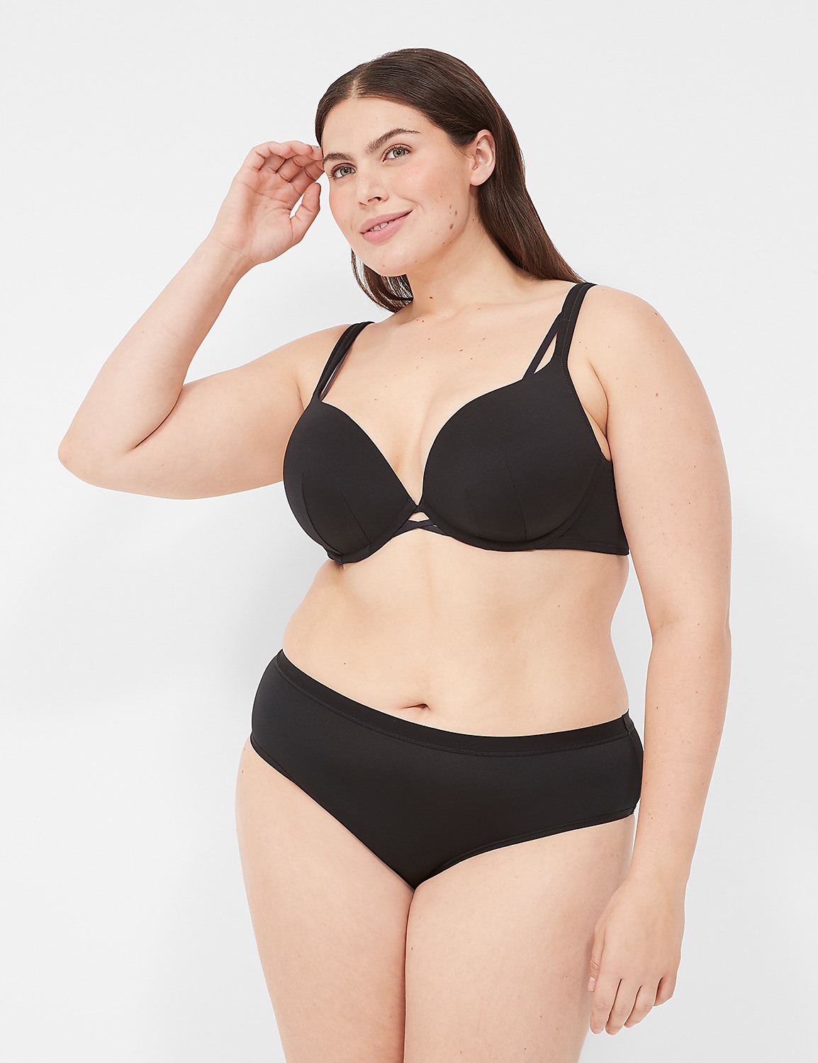 Crush Ruched-Back Cheeky Panty Product Image 1